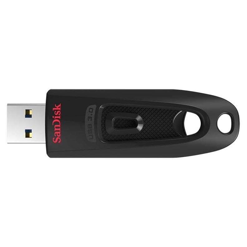 SanDisk Ultra 16GB USB 3.0 Flash Drive - 130MB/s, Negro