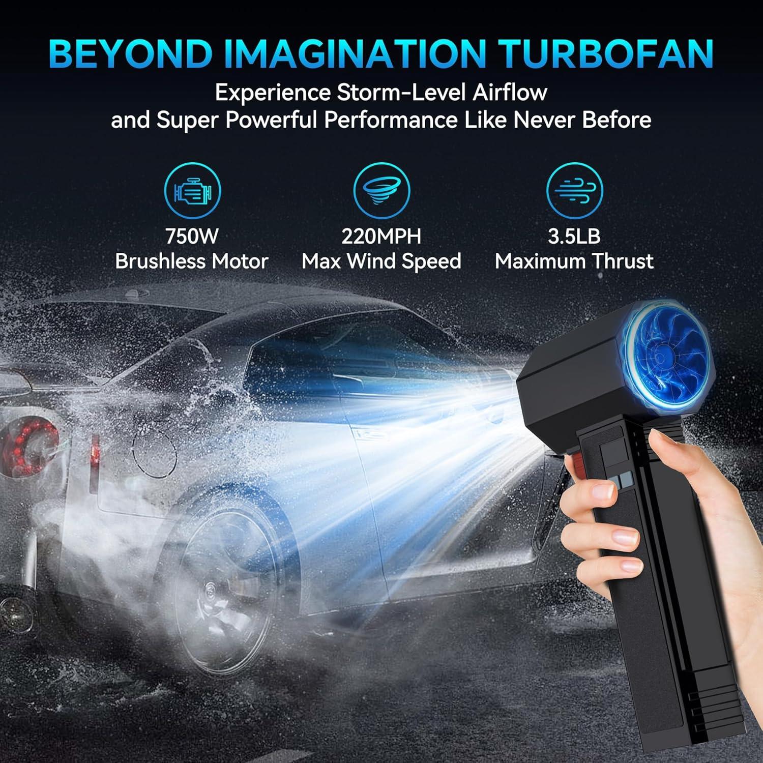 Soplador Turbozap TF64 para Auto 4 Velocidades 1.31kg