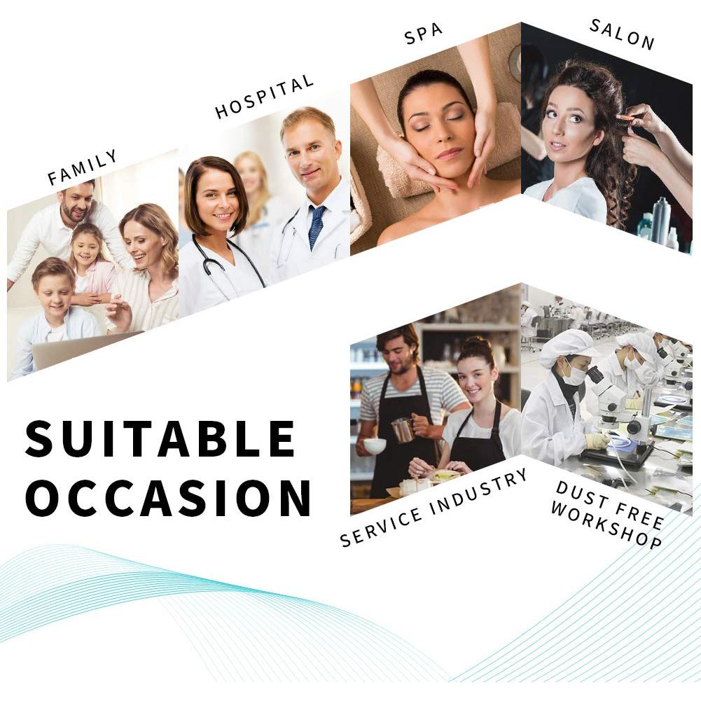 30 Gorras de Ducha Desechables AIDIQIU Impermeables 52cm