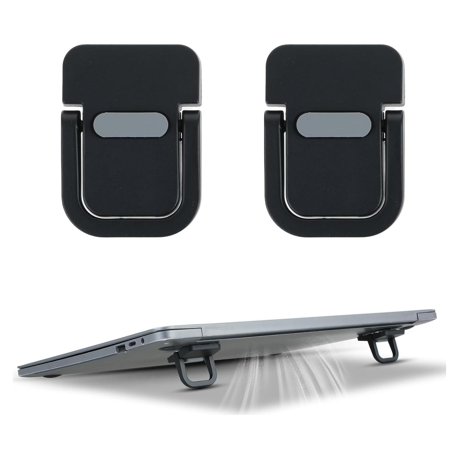 Soporte Mini Autoadhesivo para Laptop AHQiZFX - Negro