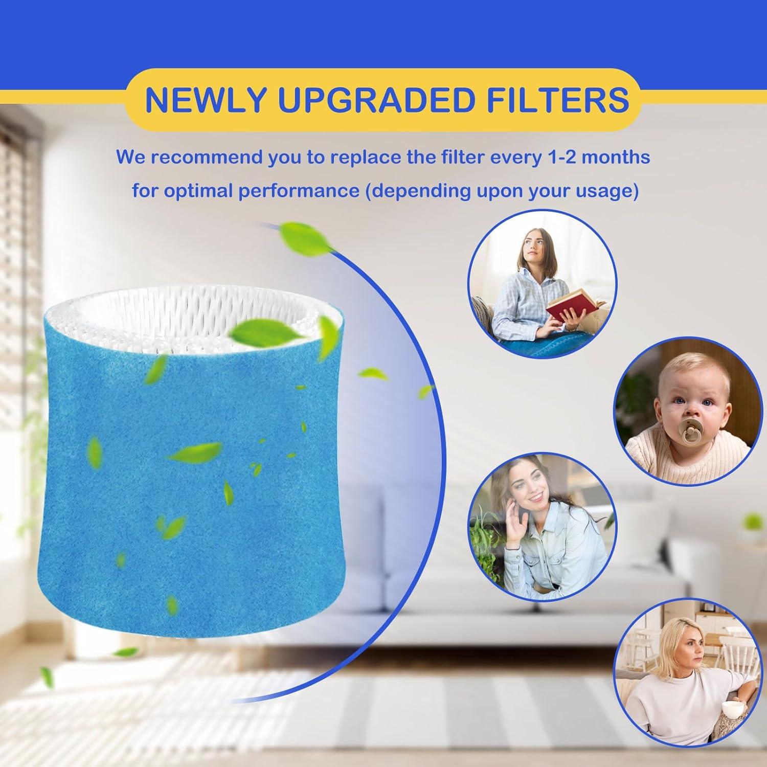 Filtro de Reemplazo para Humidificador Roninby 2.0 - Paquete de 4