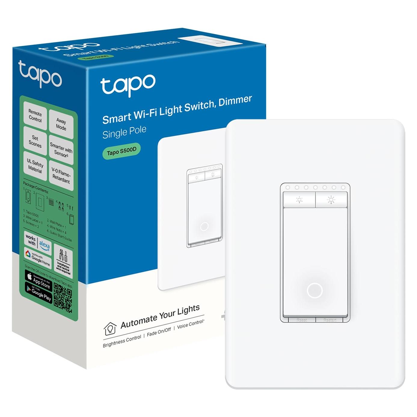 Interruptor Regulador Inteligente TP-Link Tapo S500D Wi-Fi 2.4GHz