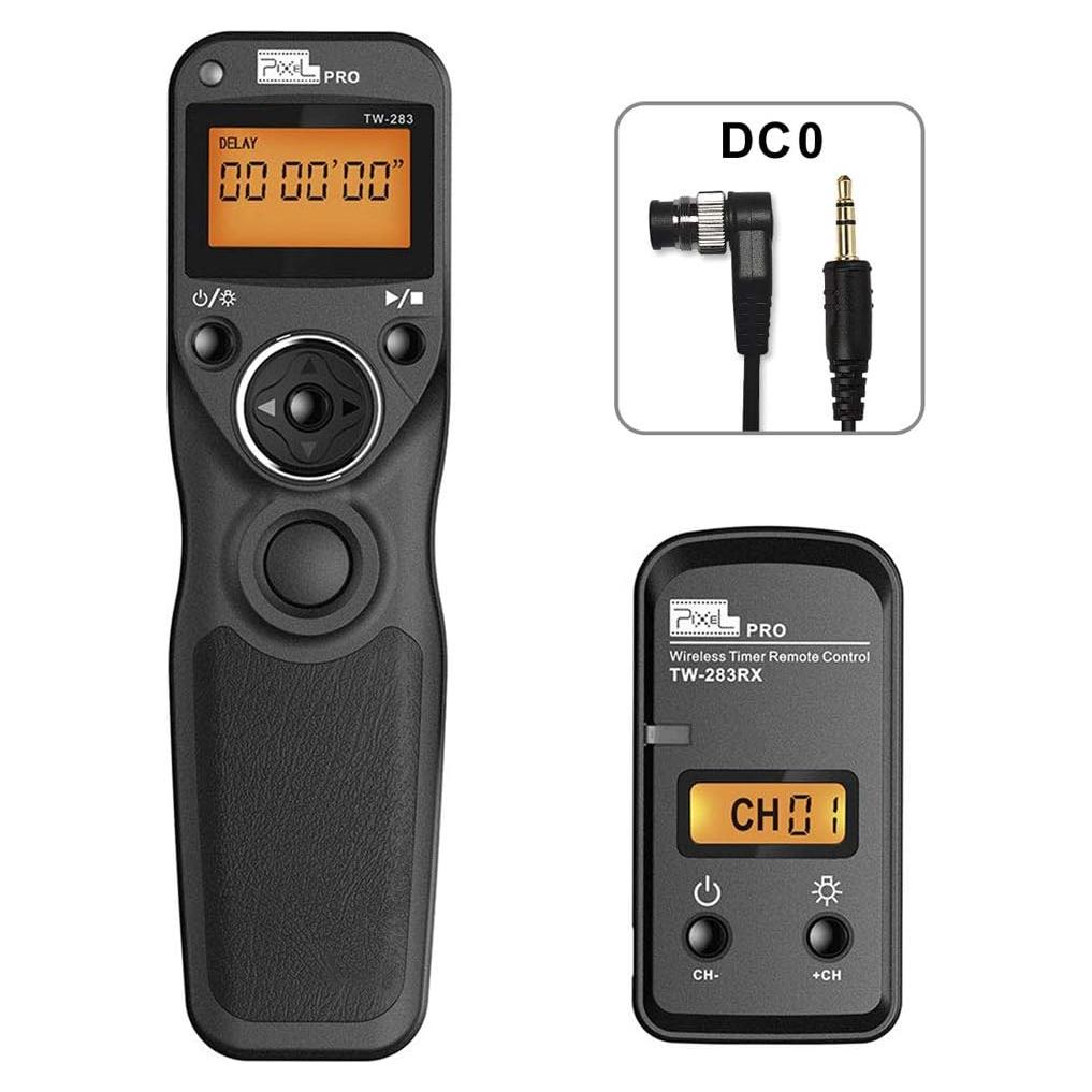 Cable de liberación de obturador remoto inalámbrico PIXEL TW-283DC0 para Nikon