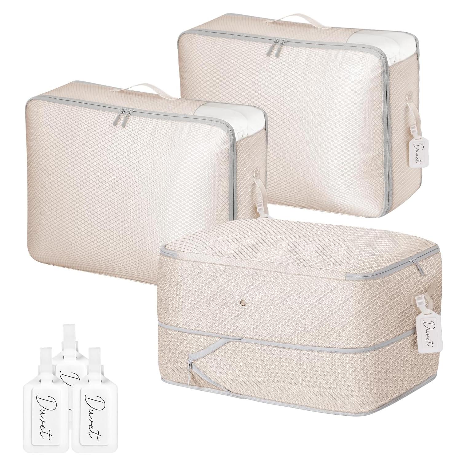 DIMJ Bolsa de Almacenamiento Compresible 66L - Paquete de 3