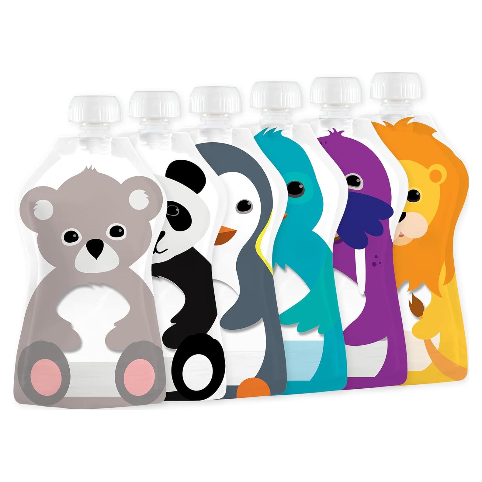 Bolsas Reutilizables Squooshi para Comida de Bebé 3.4oz - Paquete de 6