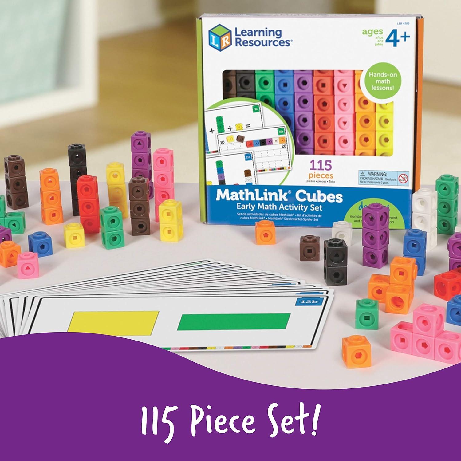 Conjunto de Actividades Matemáticas Learning Resources 115 Piezas