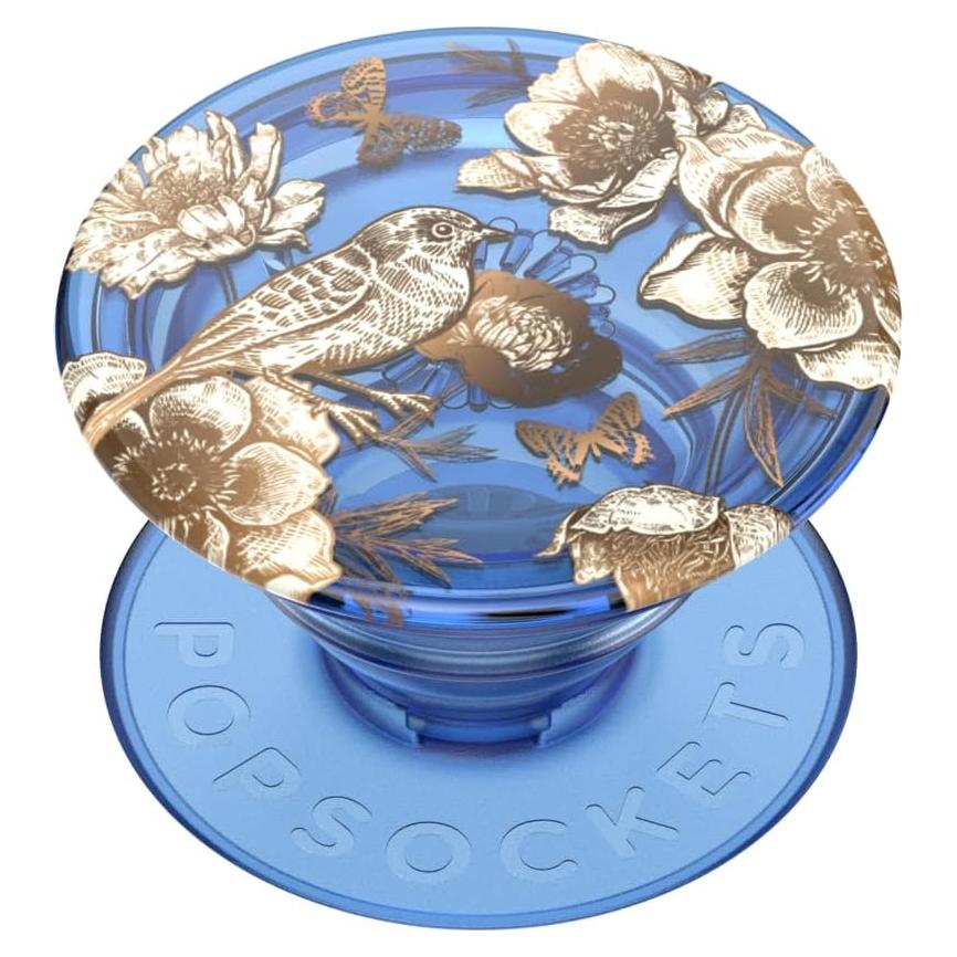 Agarradera PopSockets Pájaro Azul - Soporte Teléfono Intercambiable