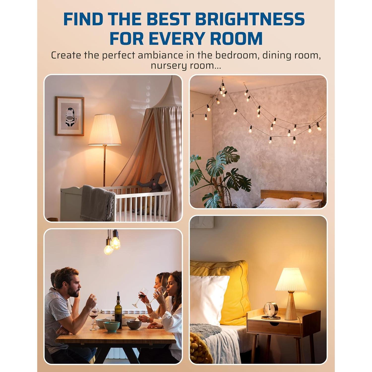 Regulador de Lámpara DEWENWILS 300W Enchufable Negro