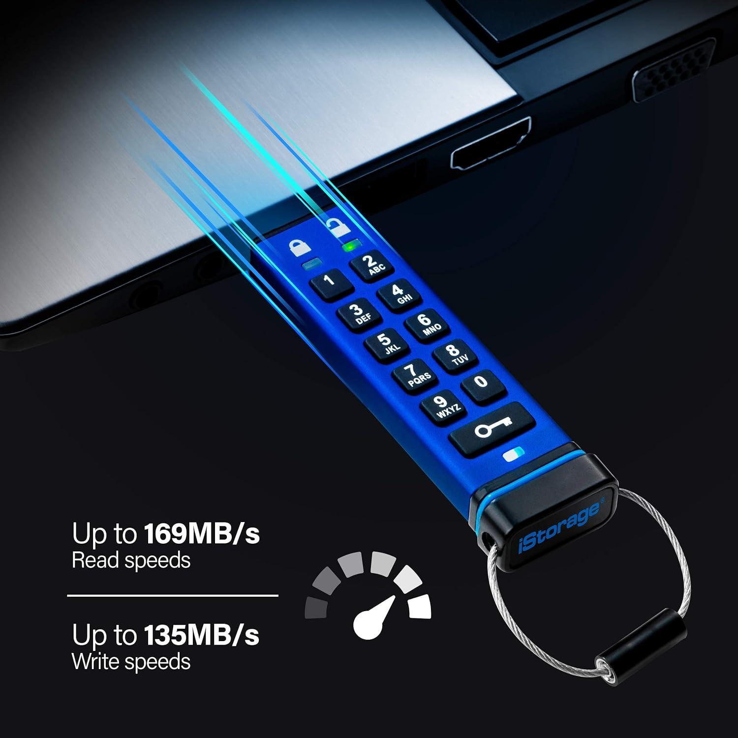 iStorage datAshur PRO 8 GB | Memoria USB Encriptada