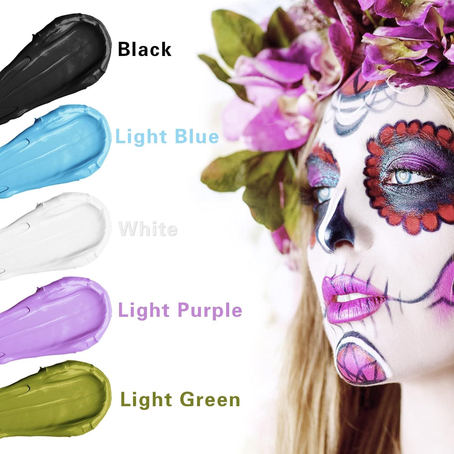 Pintura Facial Corporal Negra MEICOLY 30g Impermeable Halloween