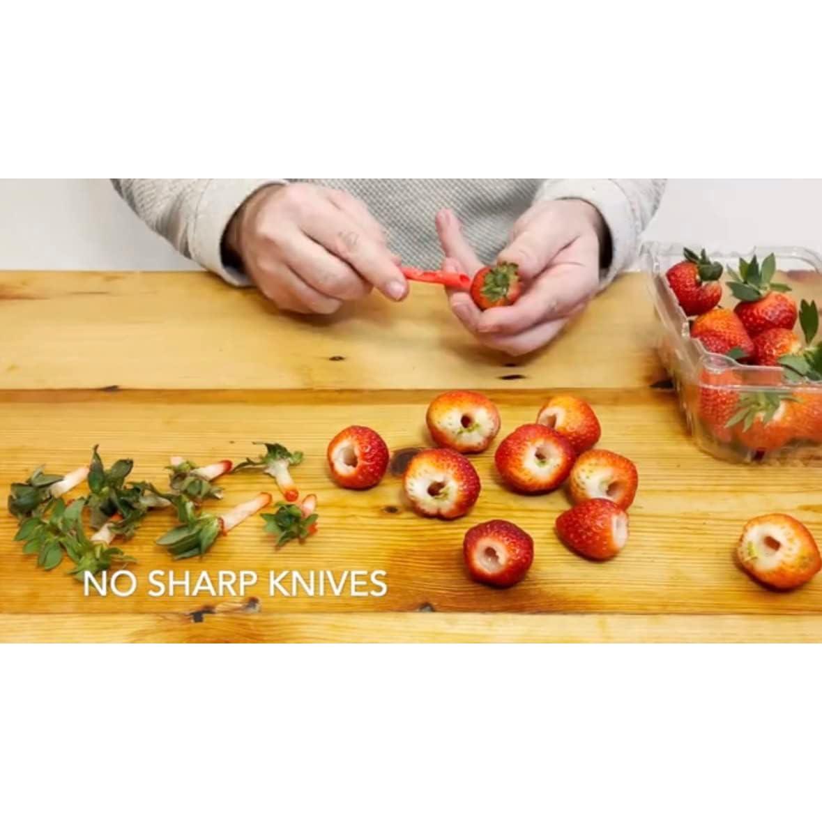 Removedor de Corazón de Fresa Berry Blaster 2-Pack