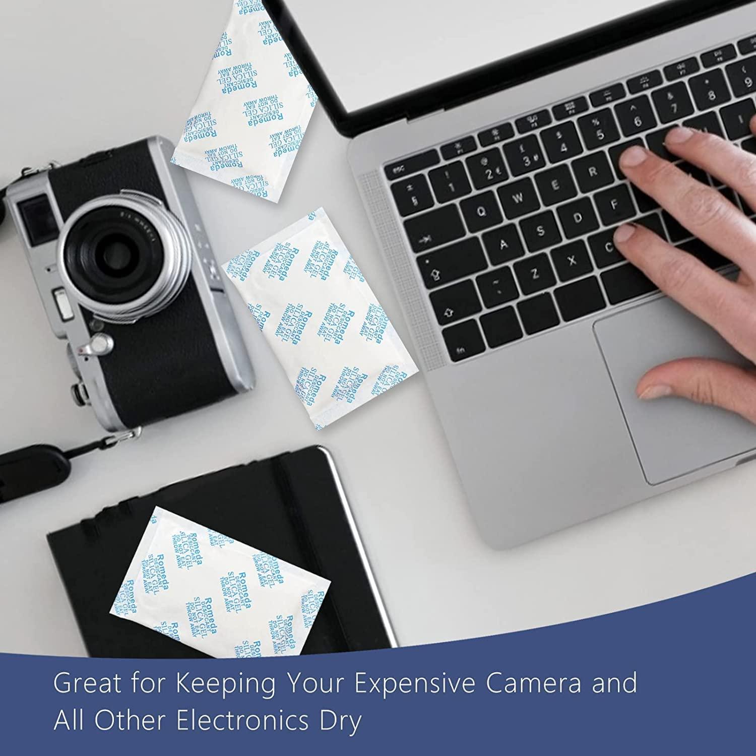 15 Paquetes de Gel de Silica 20g Romeda - Deshidratante Seguro