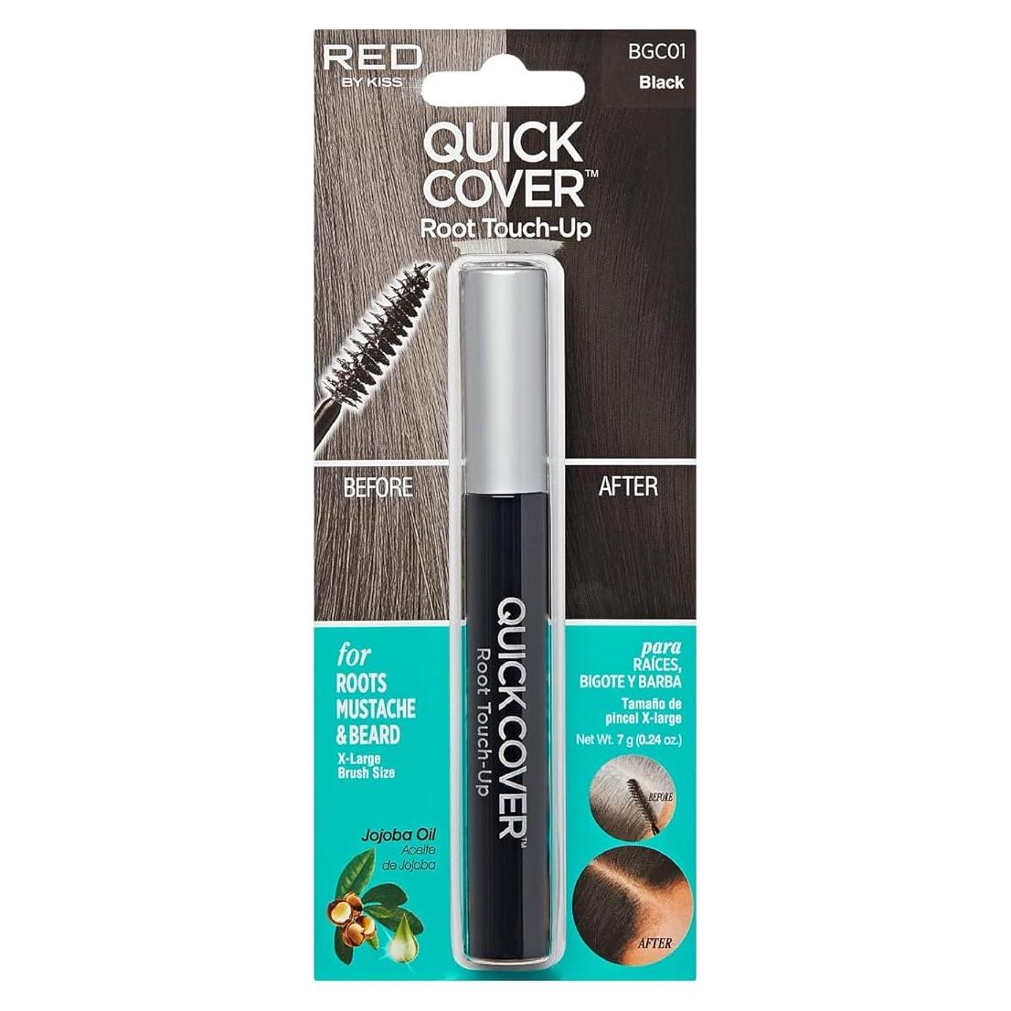 RED by KISS Retoque Rápido Raíces Negro 7.1g - Corrector Canas