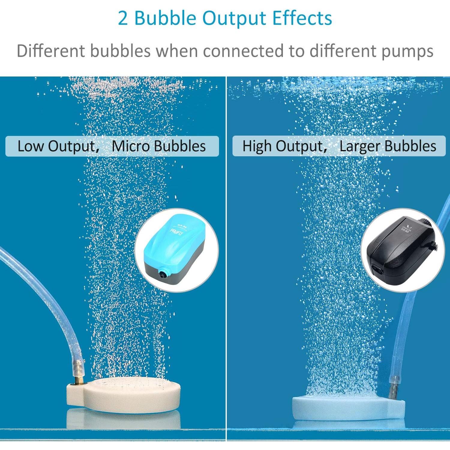 Disco de aire Pawfly 5 cm - 2 paquetes, piedra de burbujas