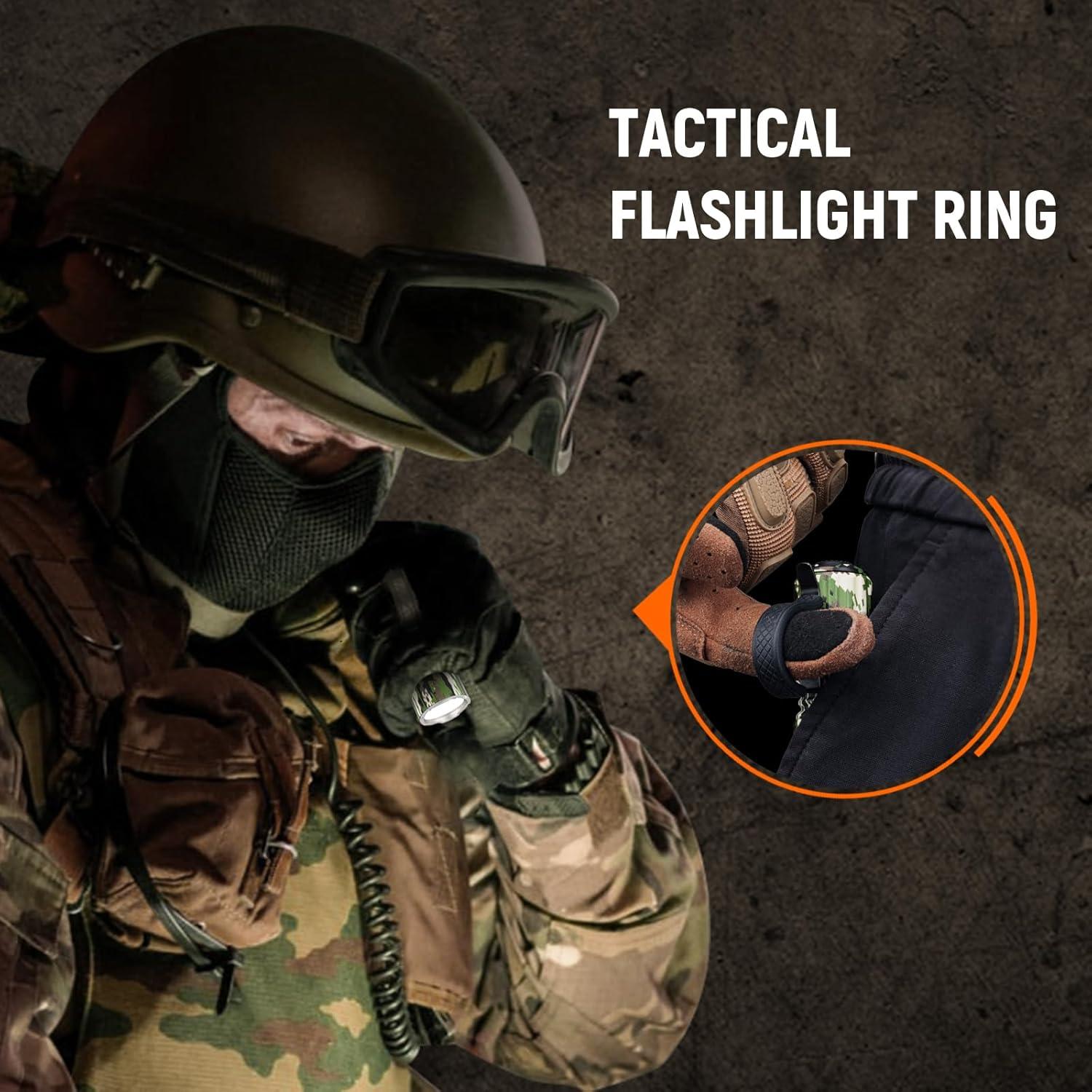 Linterna Táctica LED Wurkkos TD07 1300 Lúmenes IP68 Camuflaje