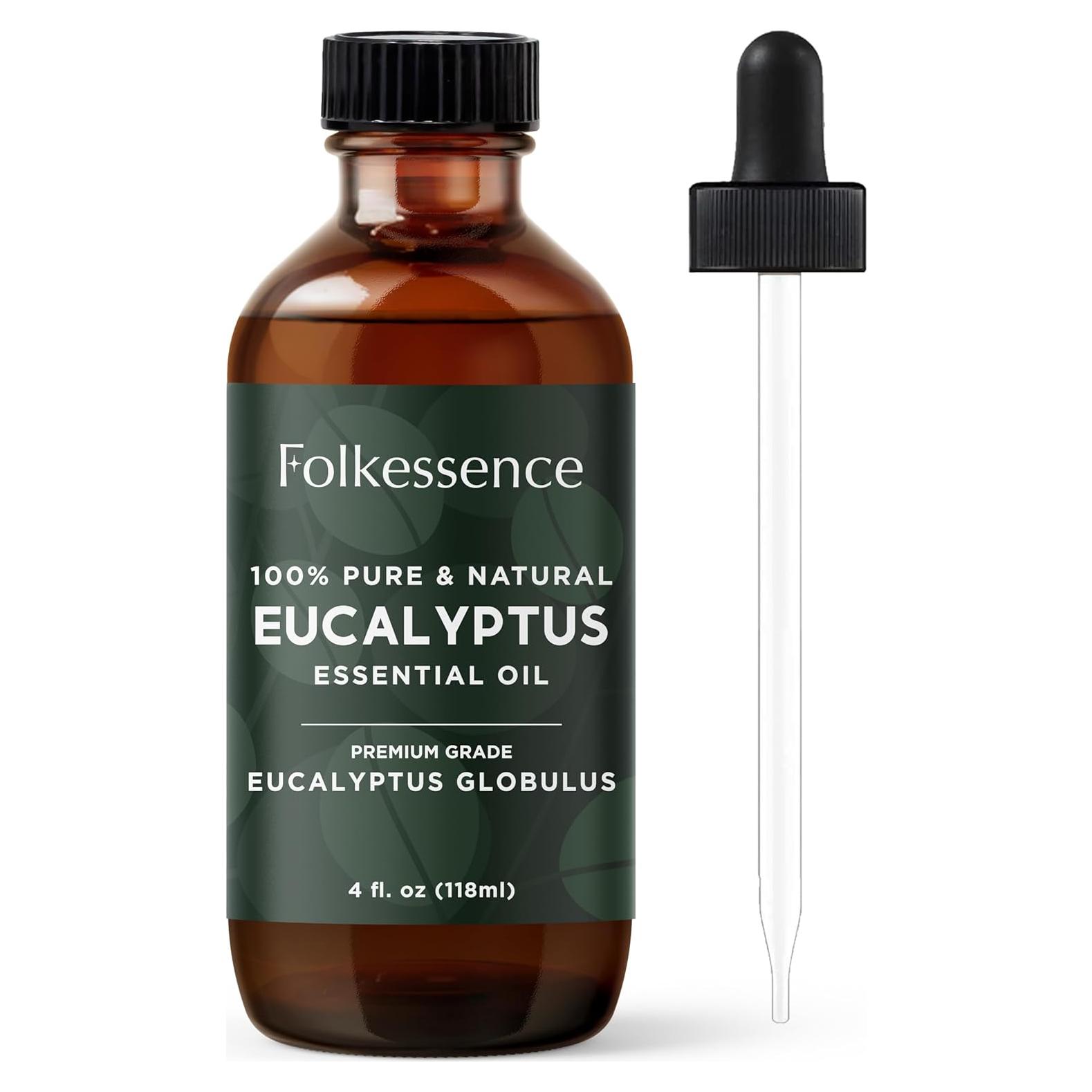 Aceite Esencial de Eucalipto Folkulture 118 ml - 100% Puro y Natural