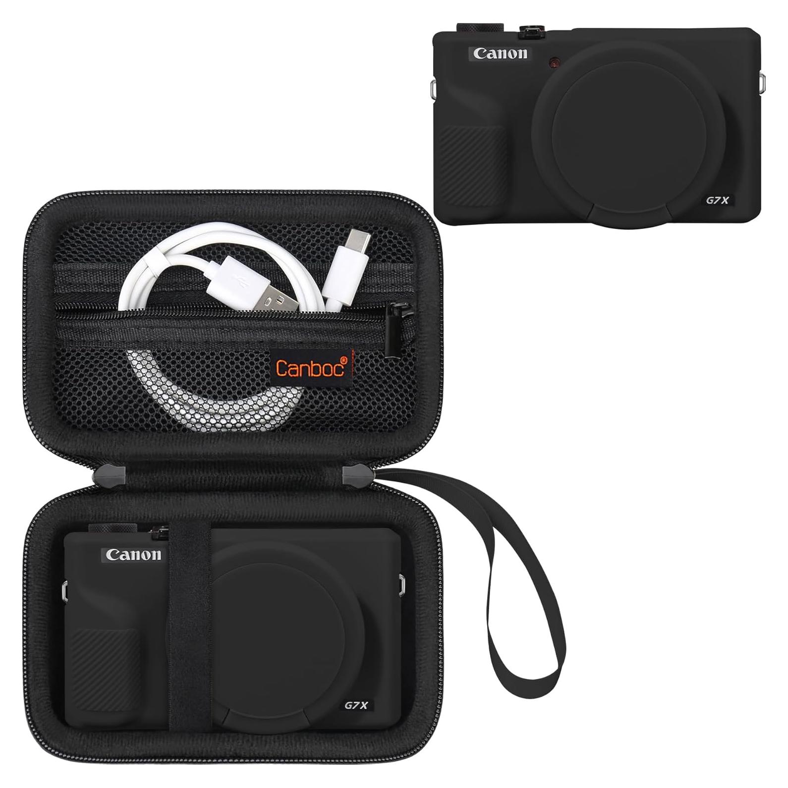 Funda Dura y Silicona Canboc para Canon PowerShot G7X III