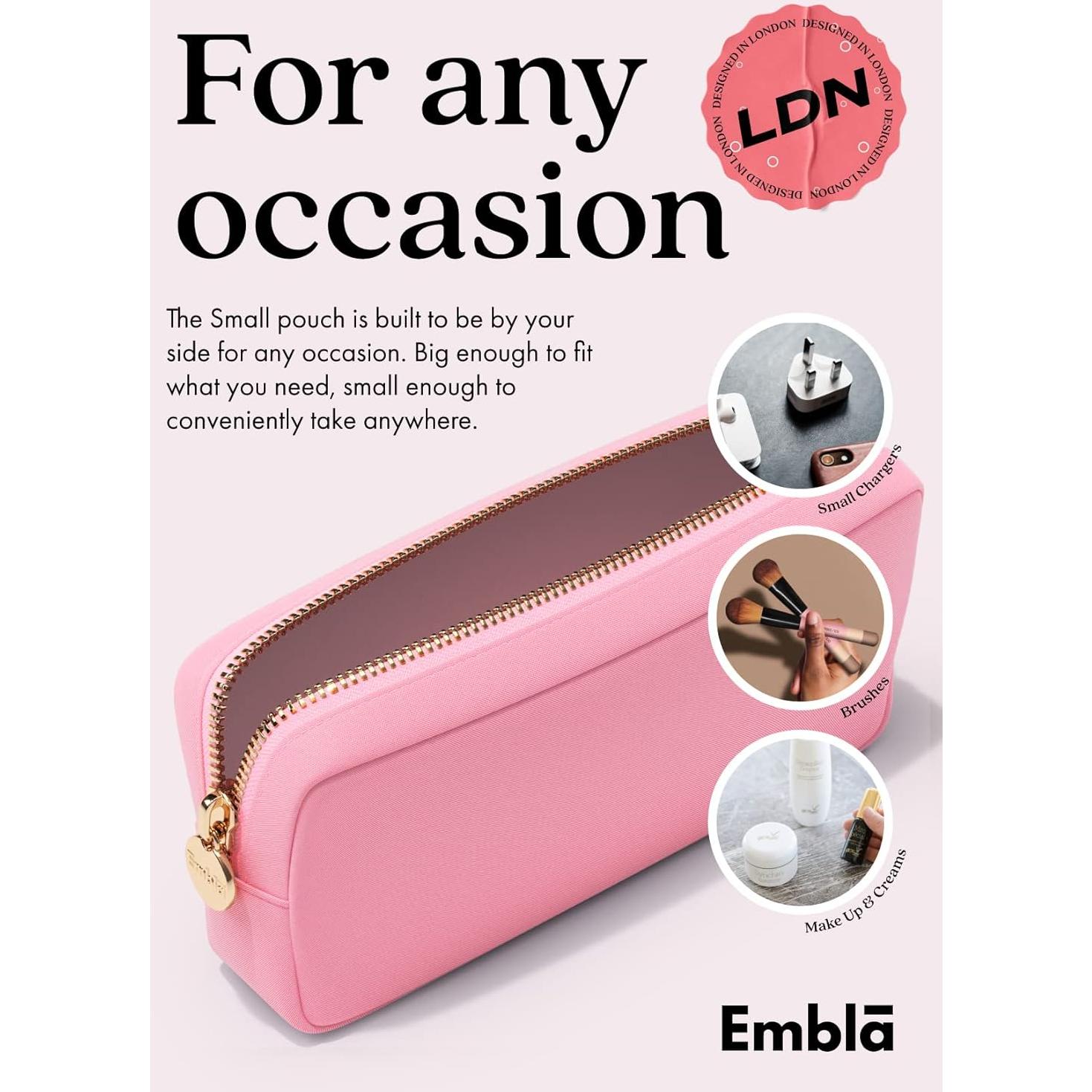 Bolsa de Maquillaje Pequeña Embla Flamingo LOVE 12.7cm