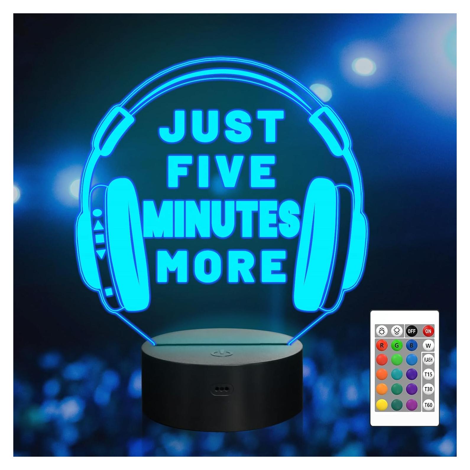 Lámpara Nocturna 3D Attivolife Juego 2 Control Remoto 16 Colores