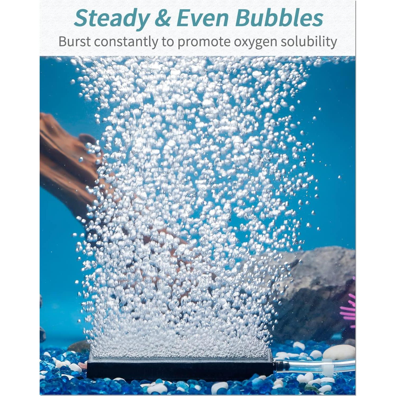 Difusor de Burbujas Pawfly 4" Gris para Acuario - Paquete de 2