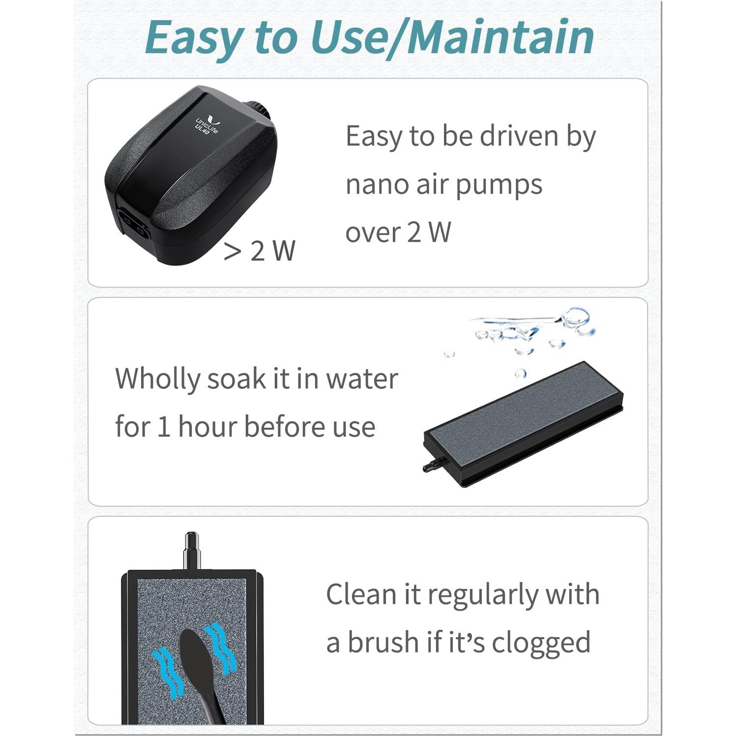 Difusor de Burbujas Pawfly 4" Gris para Acuario - Paquete de 2