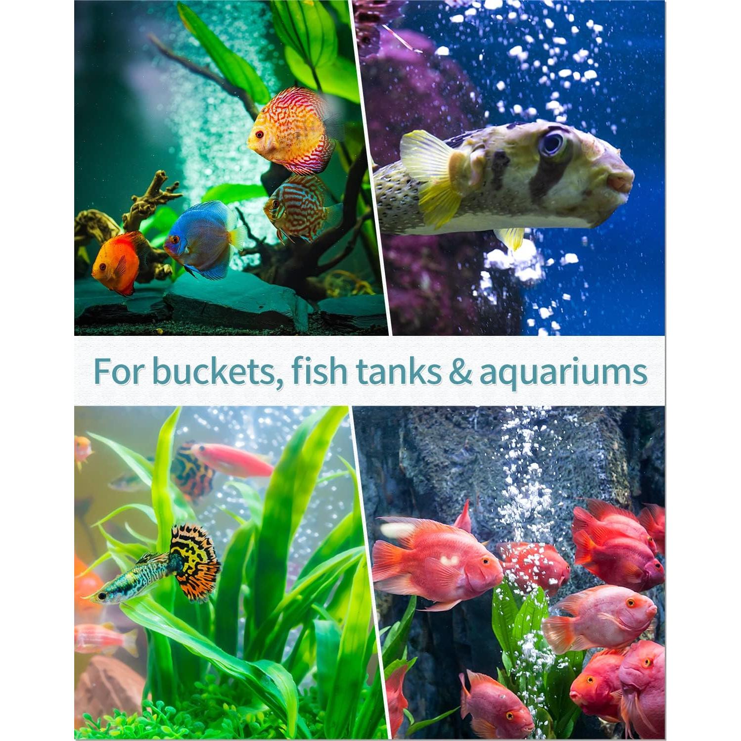 Difusor de Burbujas Pawfly 4" Gris para Acuario - Paquete de 2