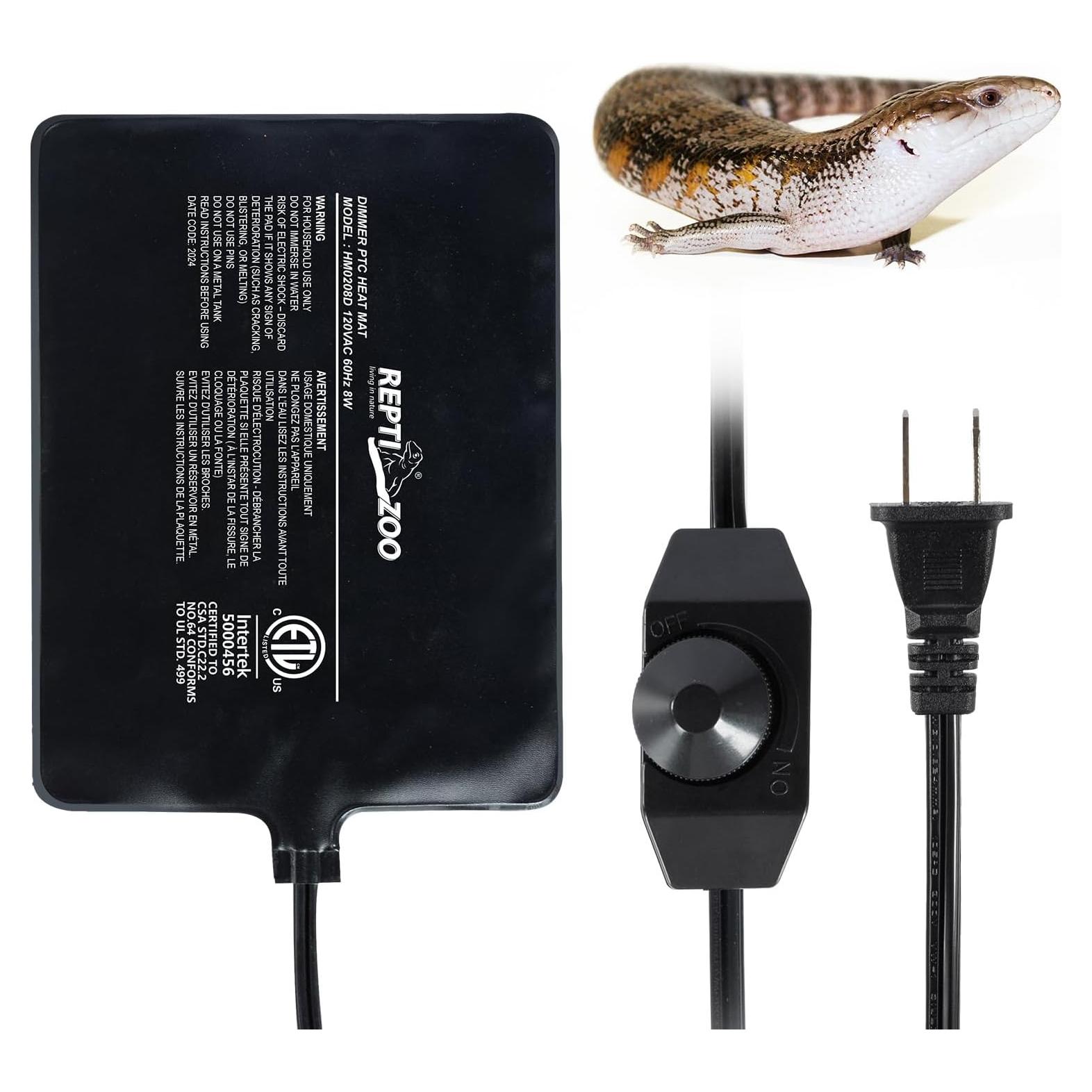 Almohadilla Térmica REPTI ZOO 15.24x20.32cm 8W Ajustable