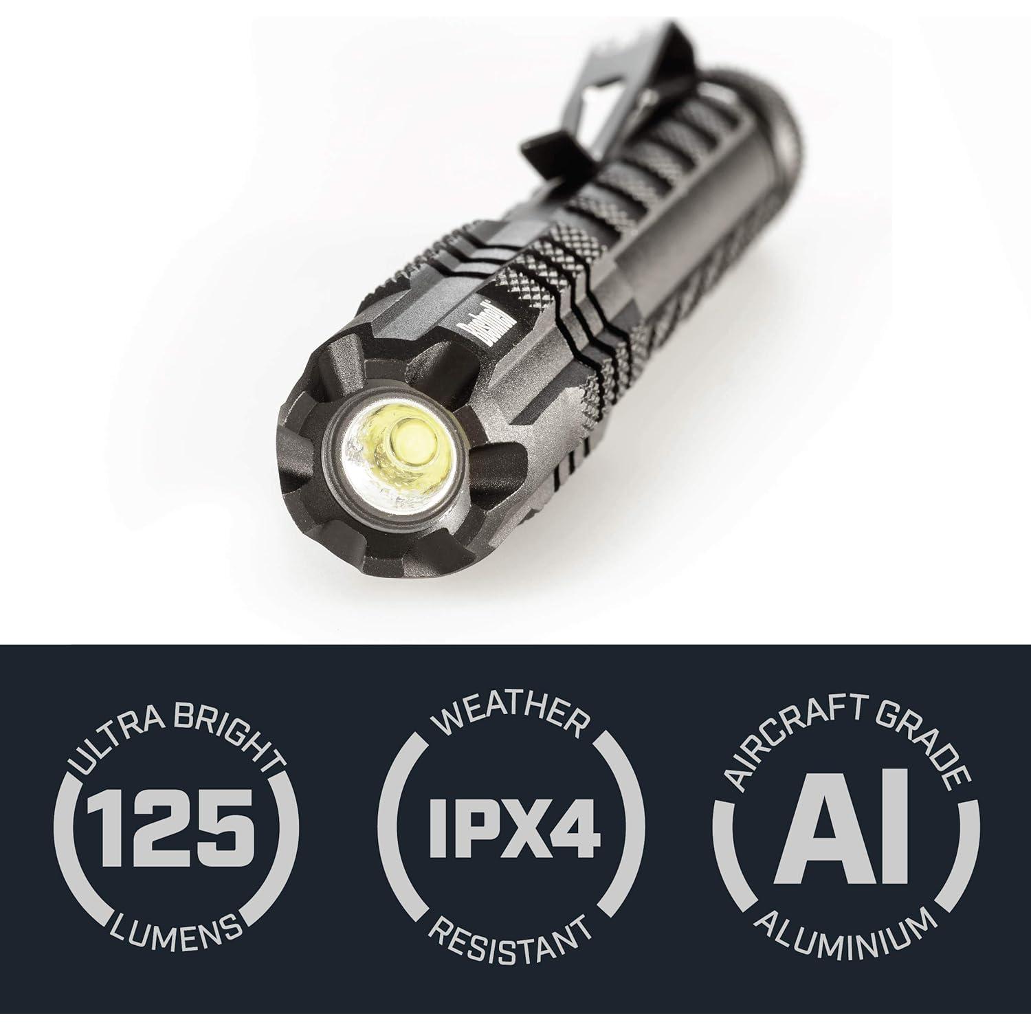 Linterna Táctica Bushnell PRO 125L 125 Lúmenes IPX4