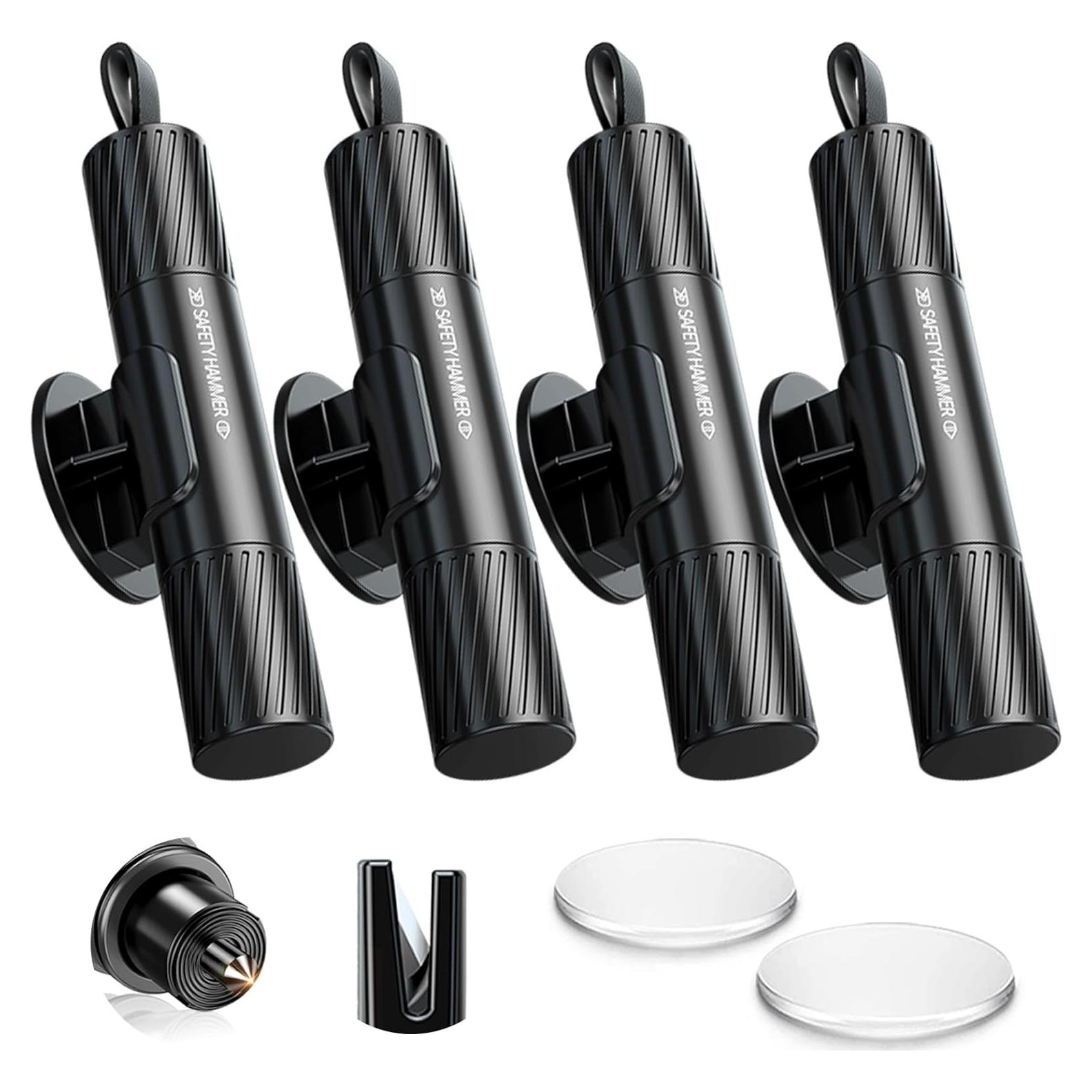 Martillo de Seguridad 2-en-1 PILISPARK para Automóvil - Escape Rápido