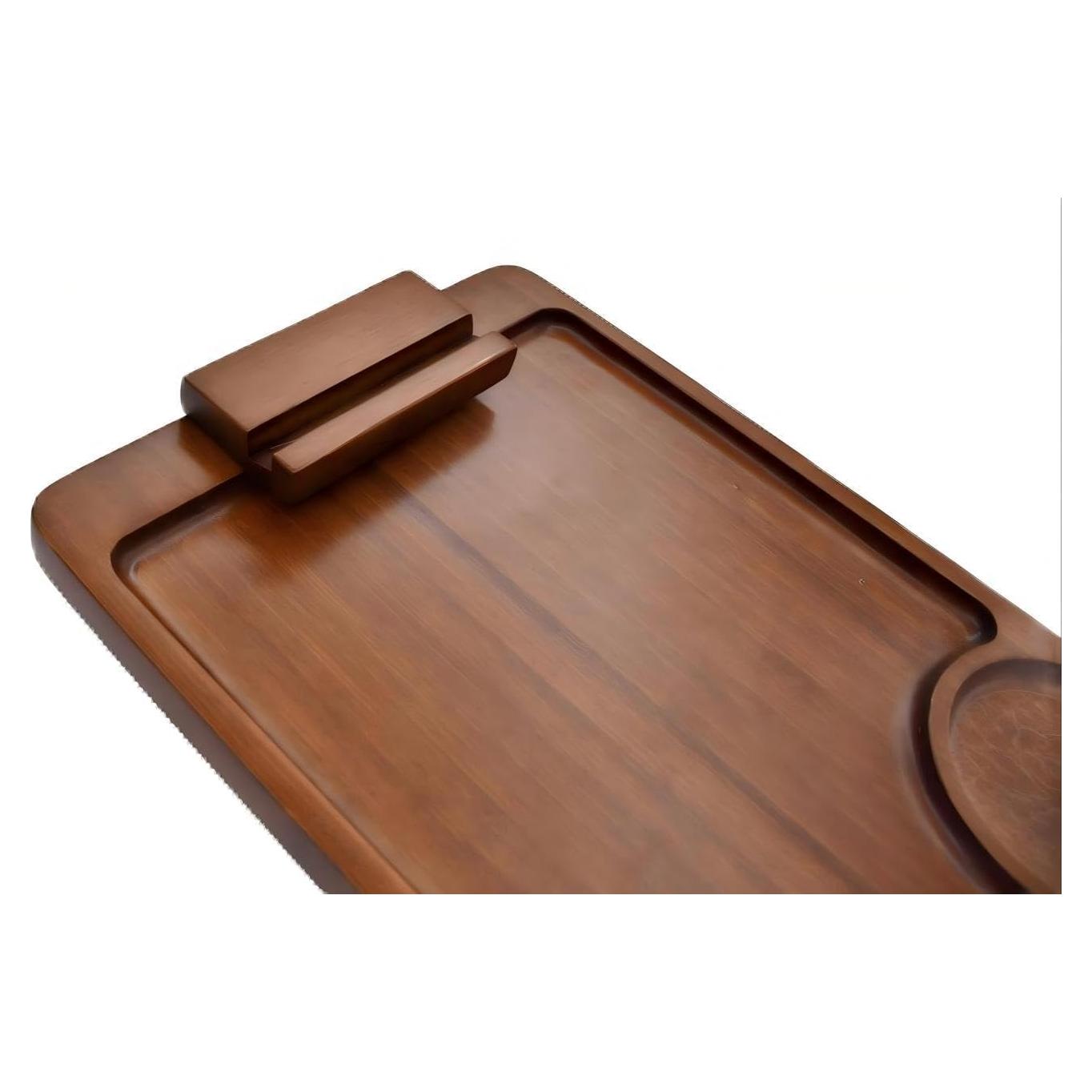 Mesa de bandeja para sofá NAVREX con soporte para teléfono 30 cm