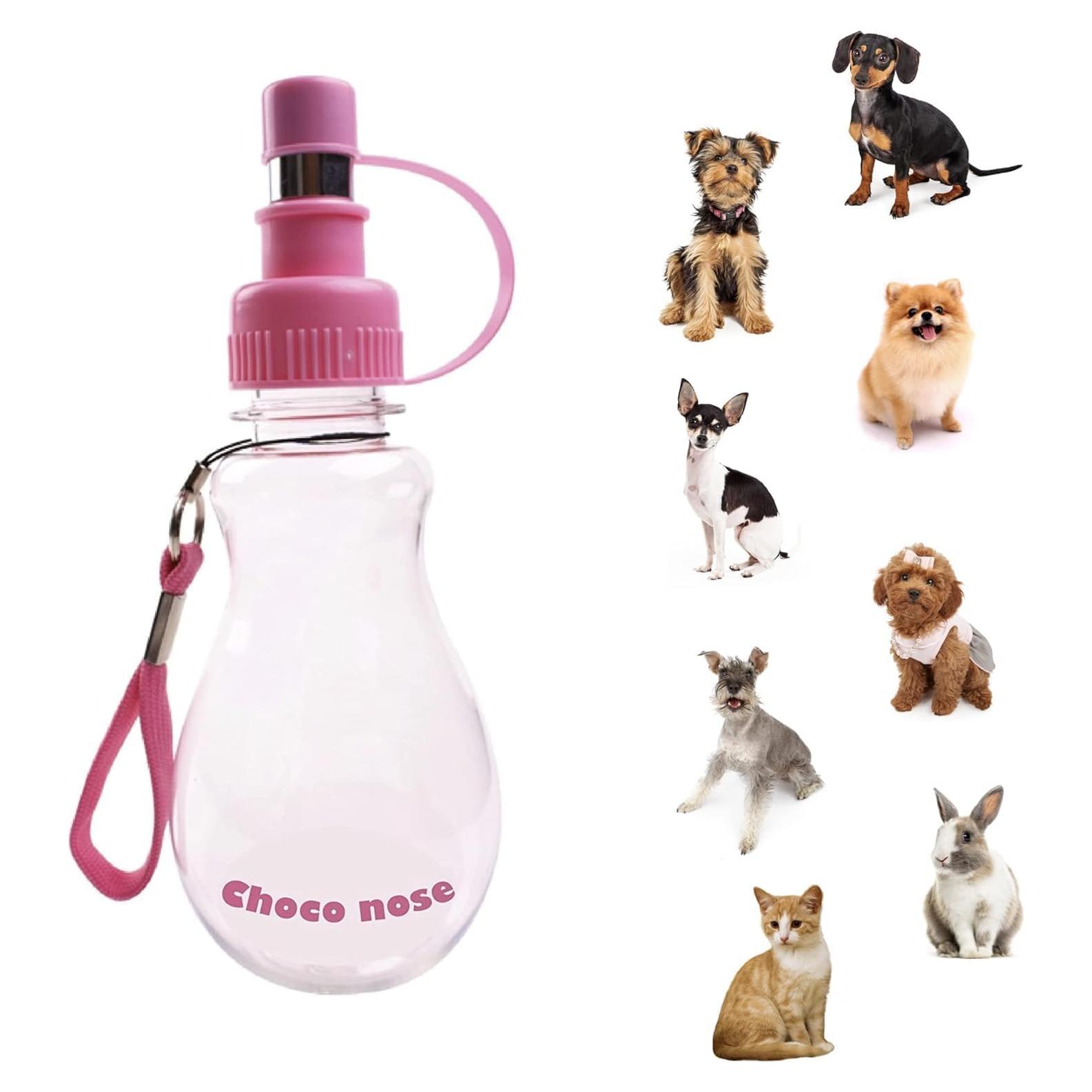 Comedero de Agua Portátil Choco Nose H258 Rosa 0.24L