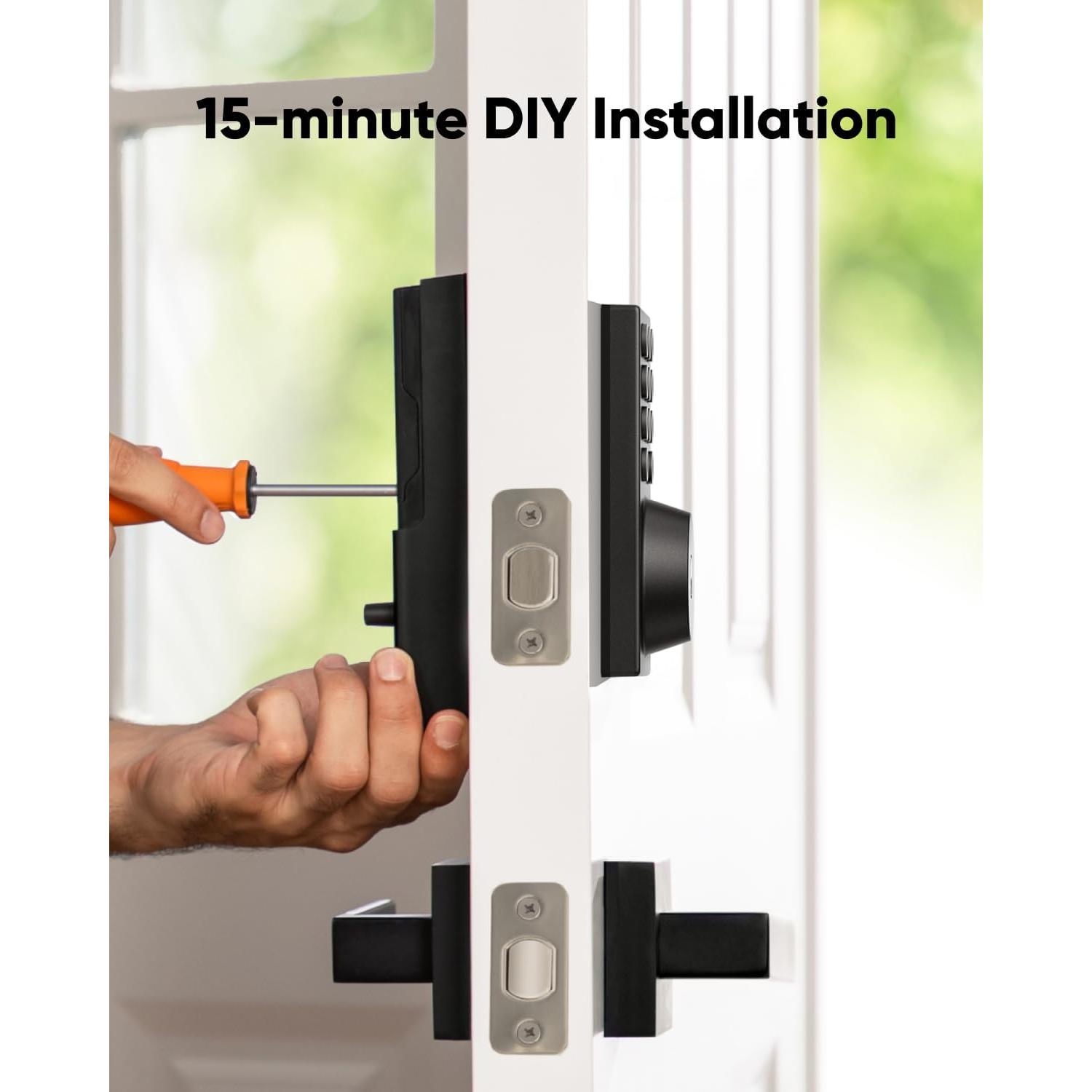 Cerradura Inteligente eufy Seguridad C30 con Manija WiFi