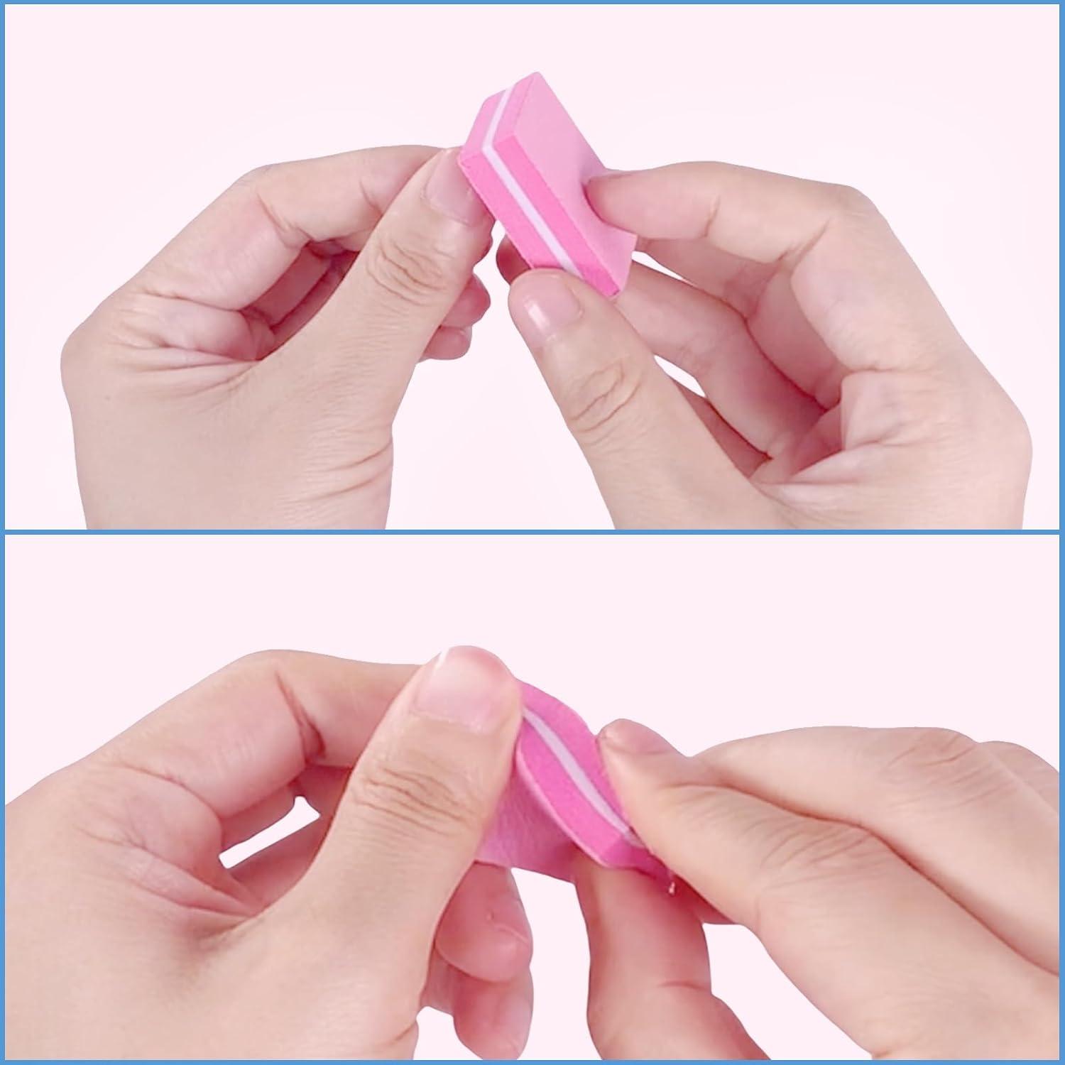 Bloques de Pulido de Uñas AhaTopia 100 Pcs 100/180 Granos