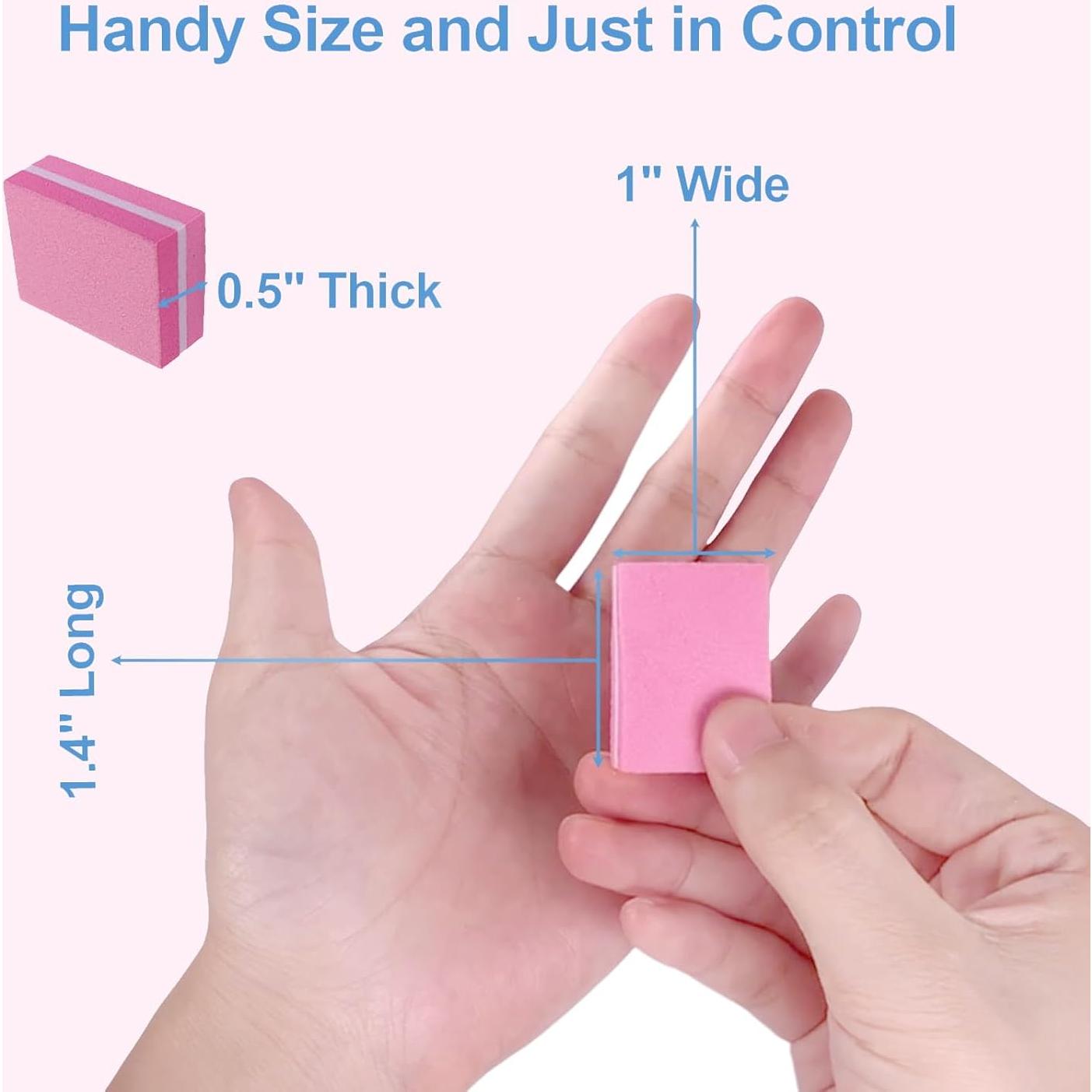 Bloques de Pulido de Uñas AhaTopia 100 Pcs 100/180 Granos