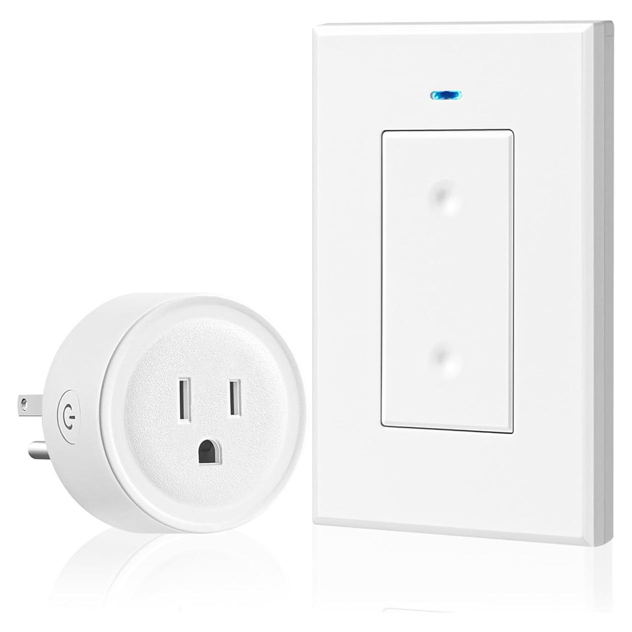 Toma de Corriente Inalámbrica WILAWELS con Control Remoto 30m