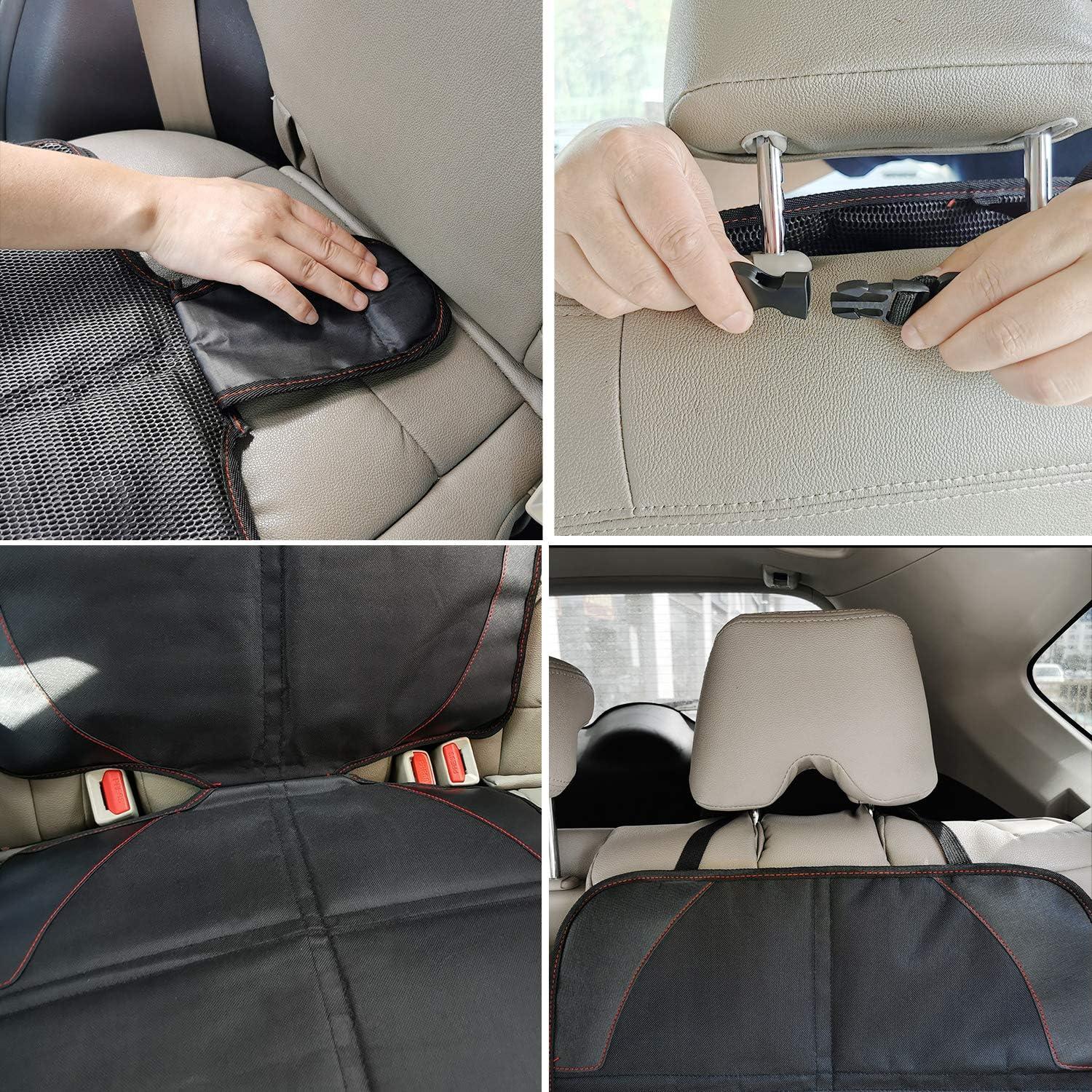 Protector de Asiento de Coche MORROLS 2 Pcs Impermeable XL