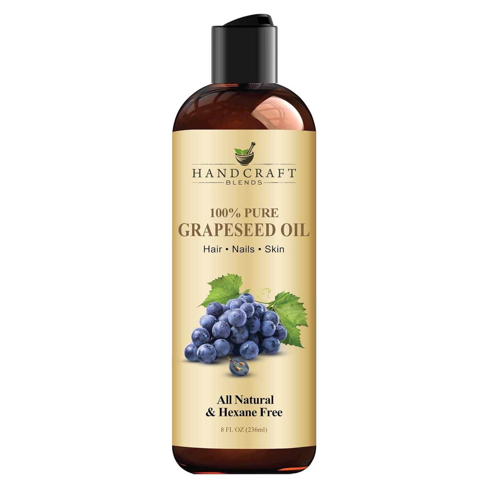 Aceite de Semilla de Uva Handcraft Blends 236.6 ml - 100% Puro y Natural