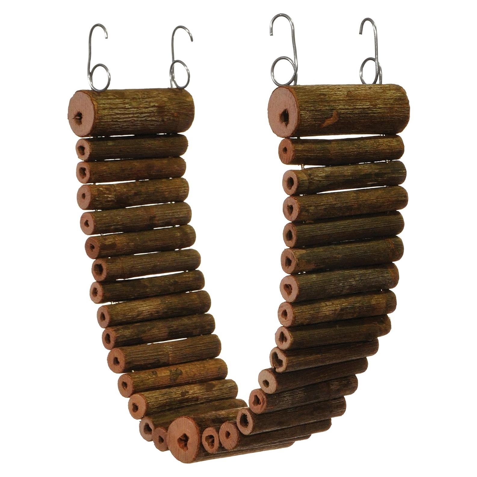 Escalera para pájaros Prevue Pet Wonder Walk Pequeña 38x6cm