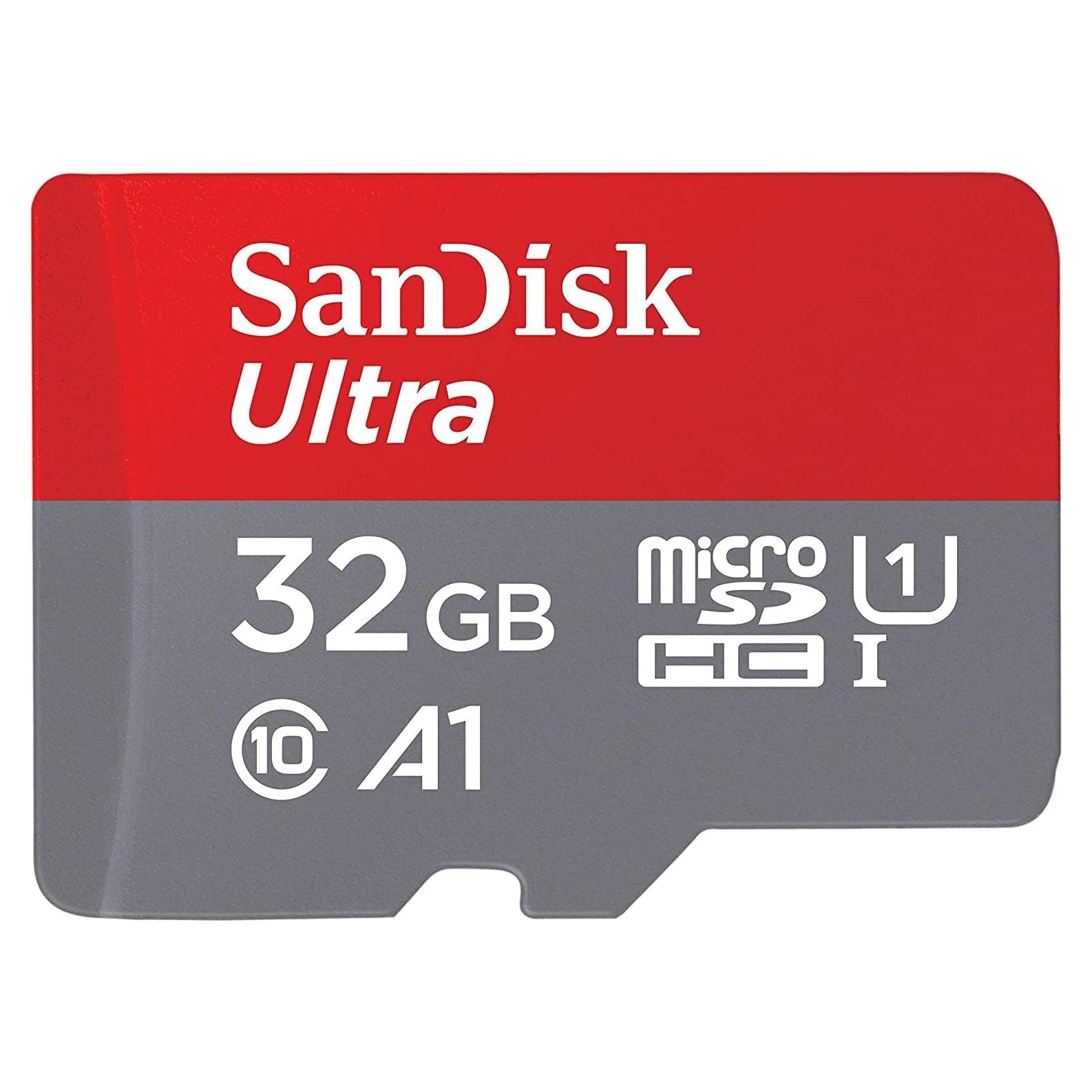 Tarjeta microSD SanDisk Ultra 32GB A1 120MB/s Clase 10
