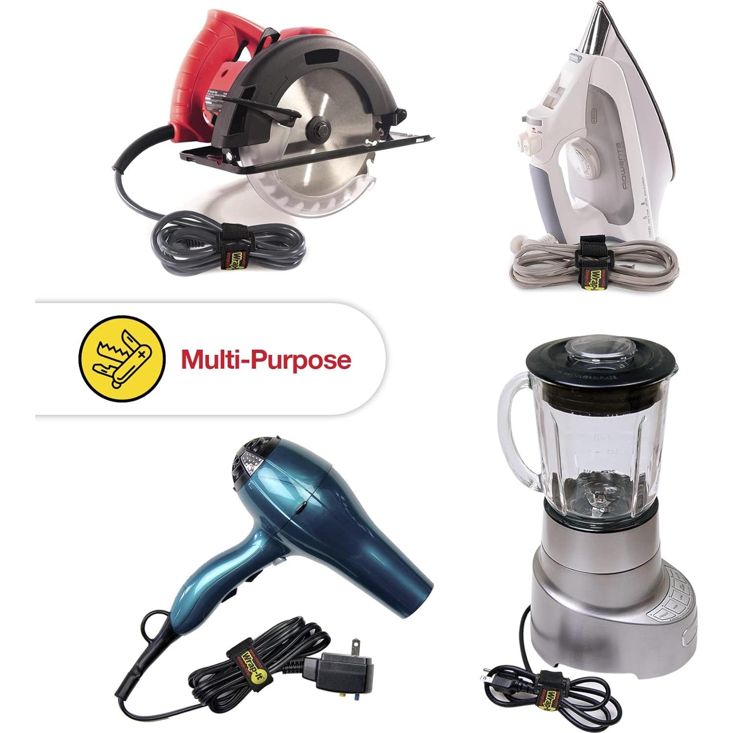 Correas de Almacenamiento Wrap-It 6" Elásticas - Paquete de 12