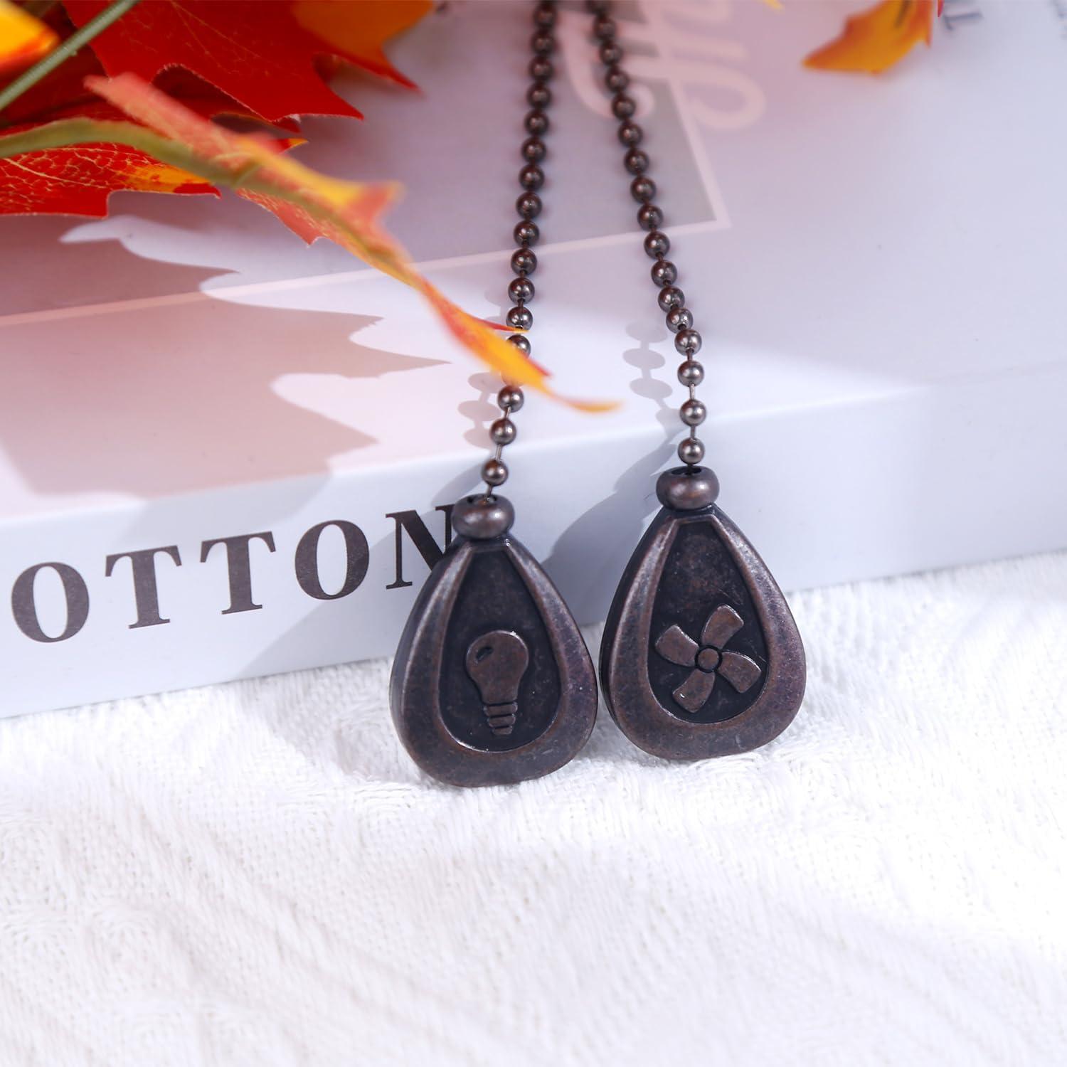 Juego de Cadenas de Tirar Dotlite para Ventilador de Techo 30.48cm