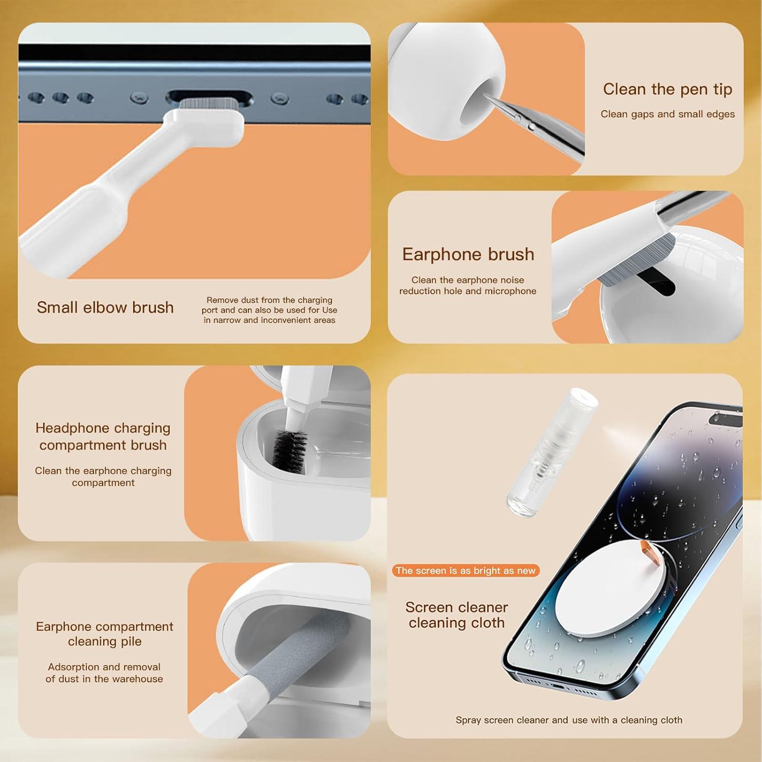 Kit de Limpieza 21 en 1 Critin para Electrónicos - Cepillo y Accesorios