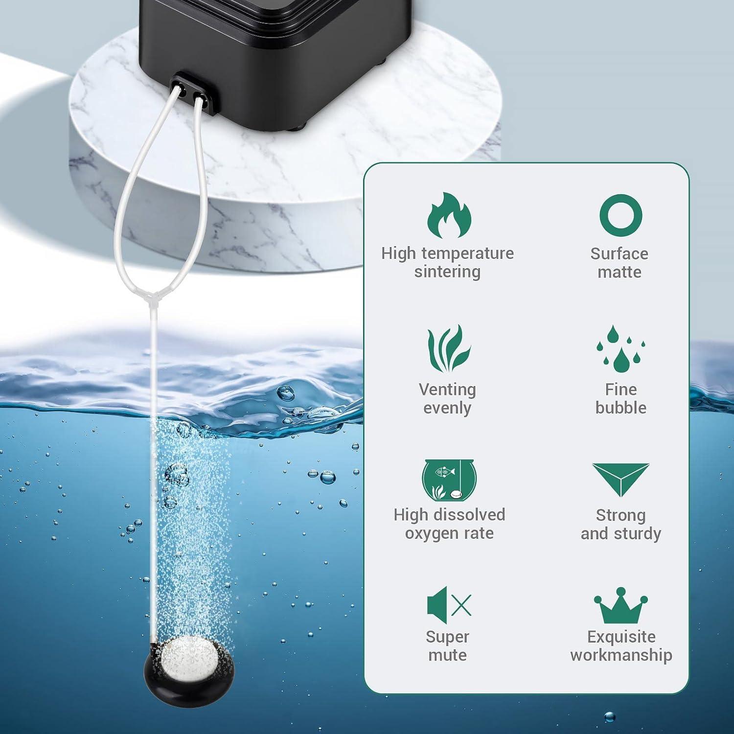 Piedra de Aire Hygger 3.56cm Ultra Silenciosa para Acuario