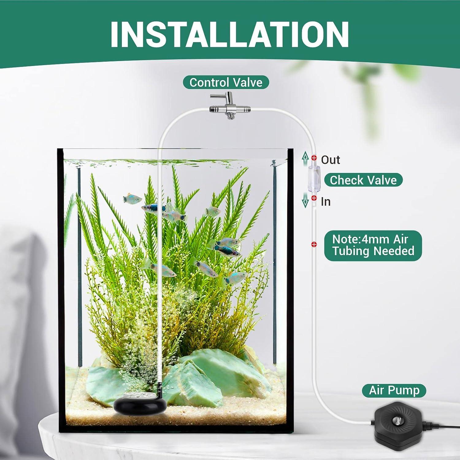 Piedra de Aire Hygger 3.56cm Ultra Silenciosa para Acuario