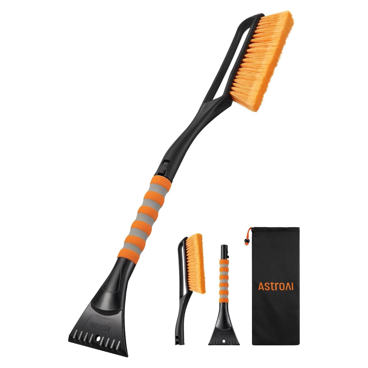 Cepillo de Nieve AstroAI 68.58 cm con Raspador Ergonómico