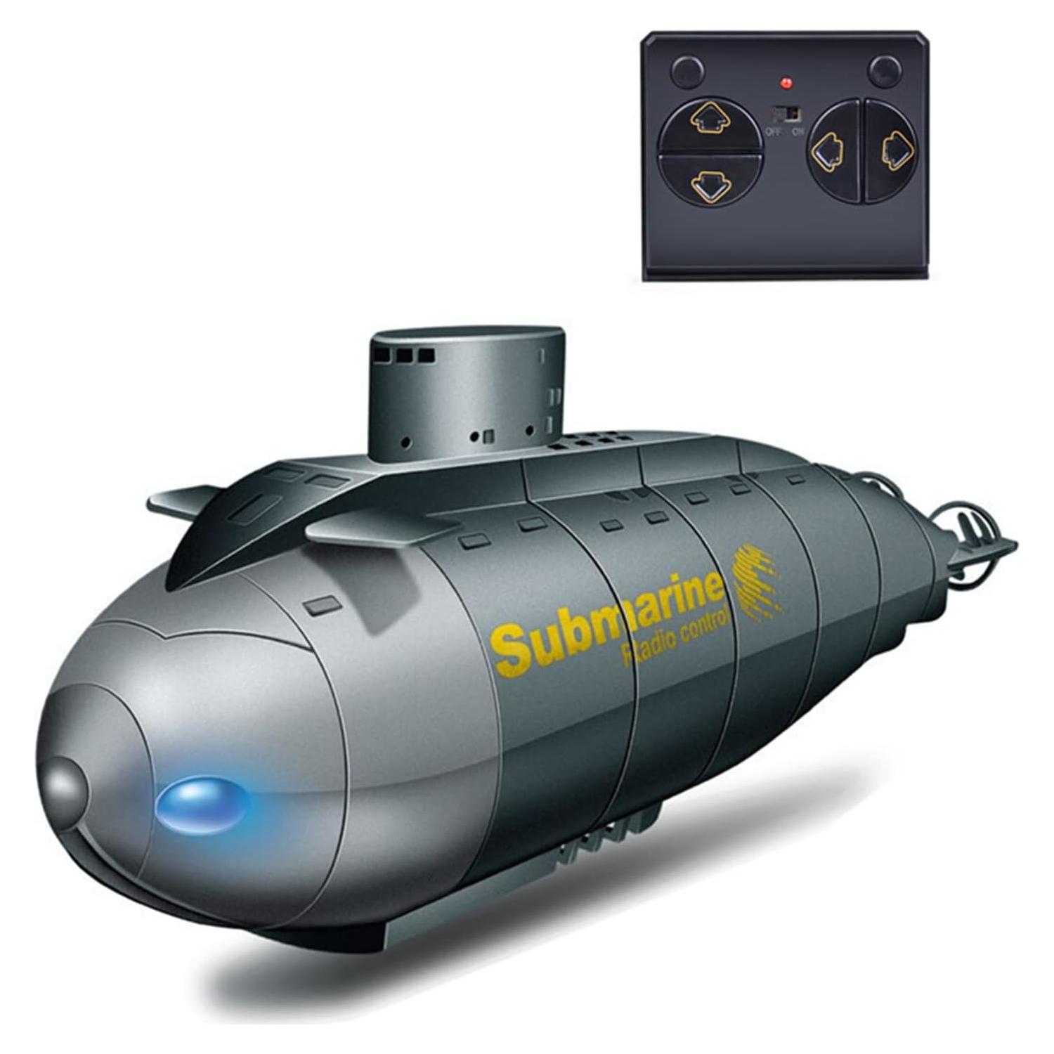 Submarino RC GoolRC 6CH Negro, Juguete Acuático para Niños