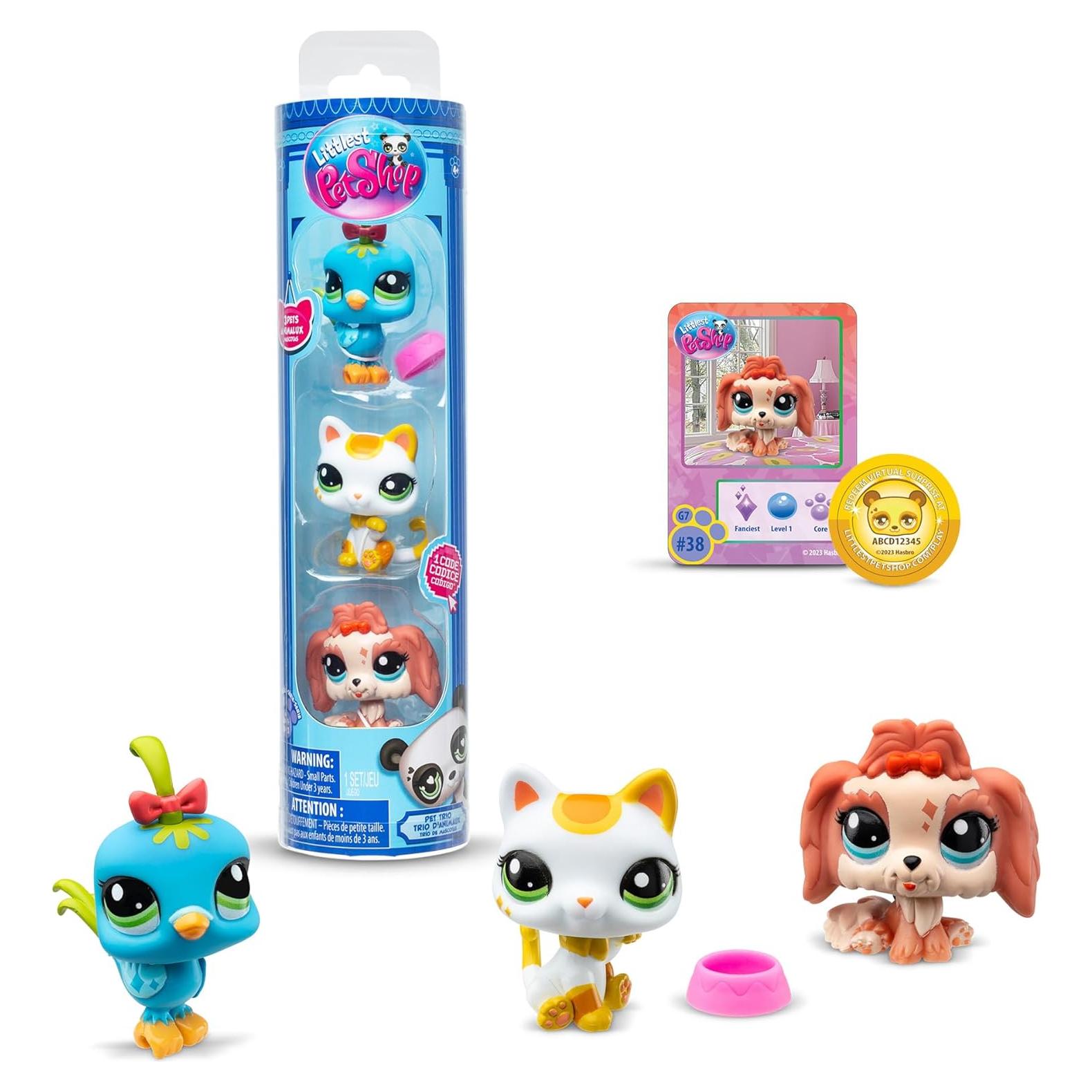 Set de 3 Mascotas Littlest Pet Shop Vibe de Ciudad BF00551
