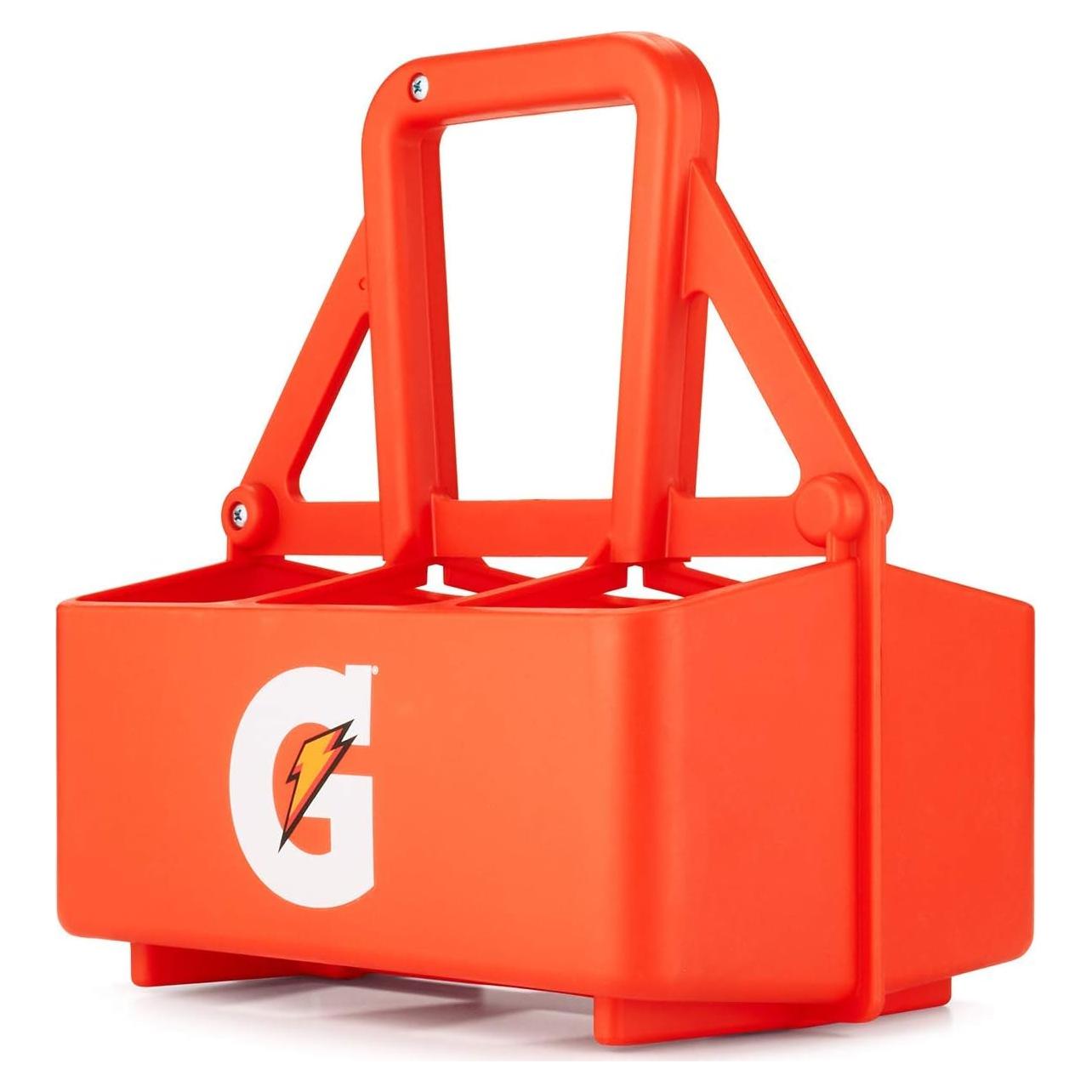 Transportador de Botellas Gatorade 32oz Naranja - 6 Unidades