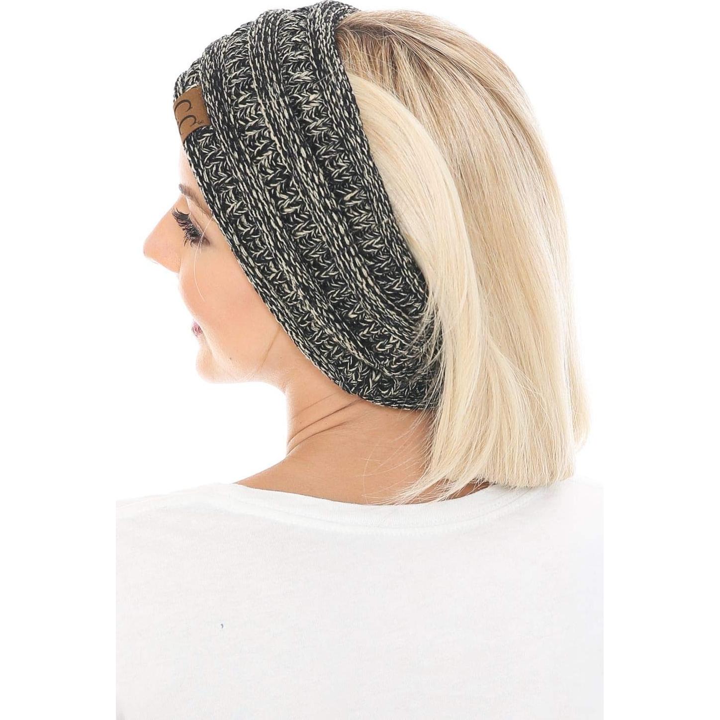 Banda para la cabeza de invierno C.C con forro de felpa