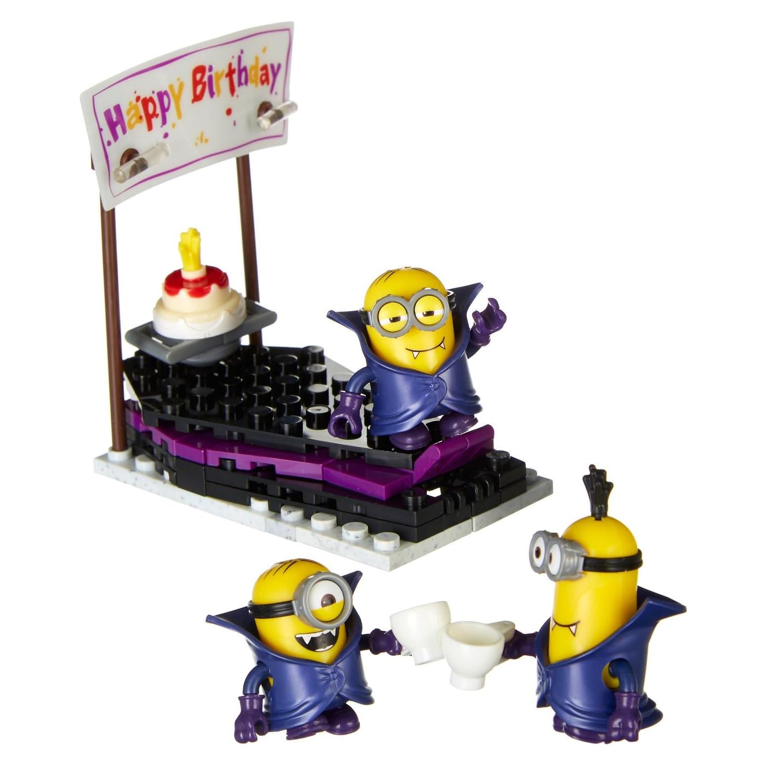 Mega Bloks Minions Fiesta Vampiro - Set de Construcción 3 Figuras